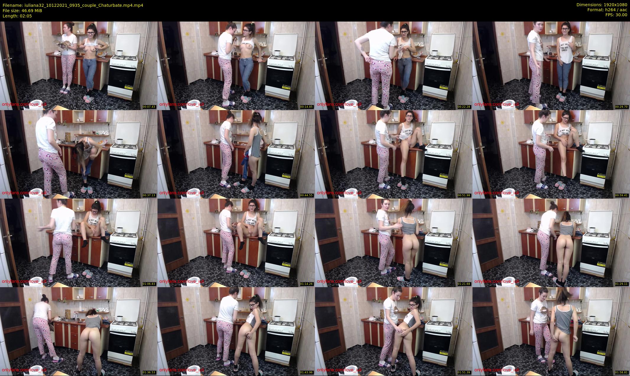 iuliana32 — 3 minute Chaturbate couple cam show recording, 1080p, Dec 10, 2021