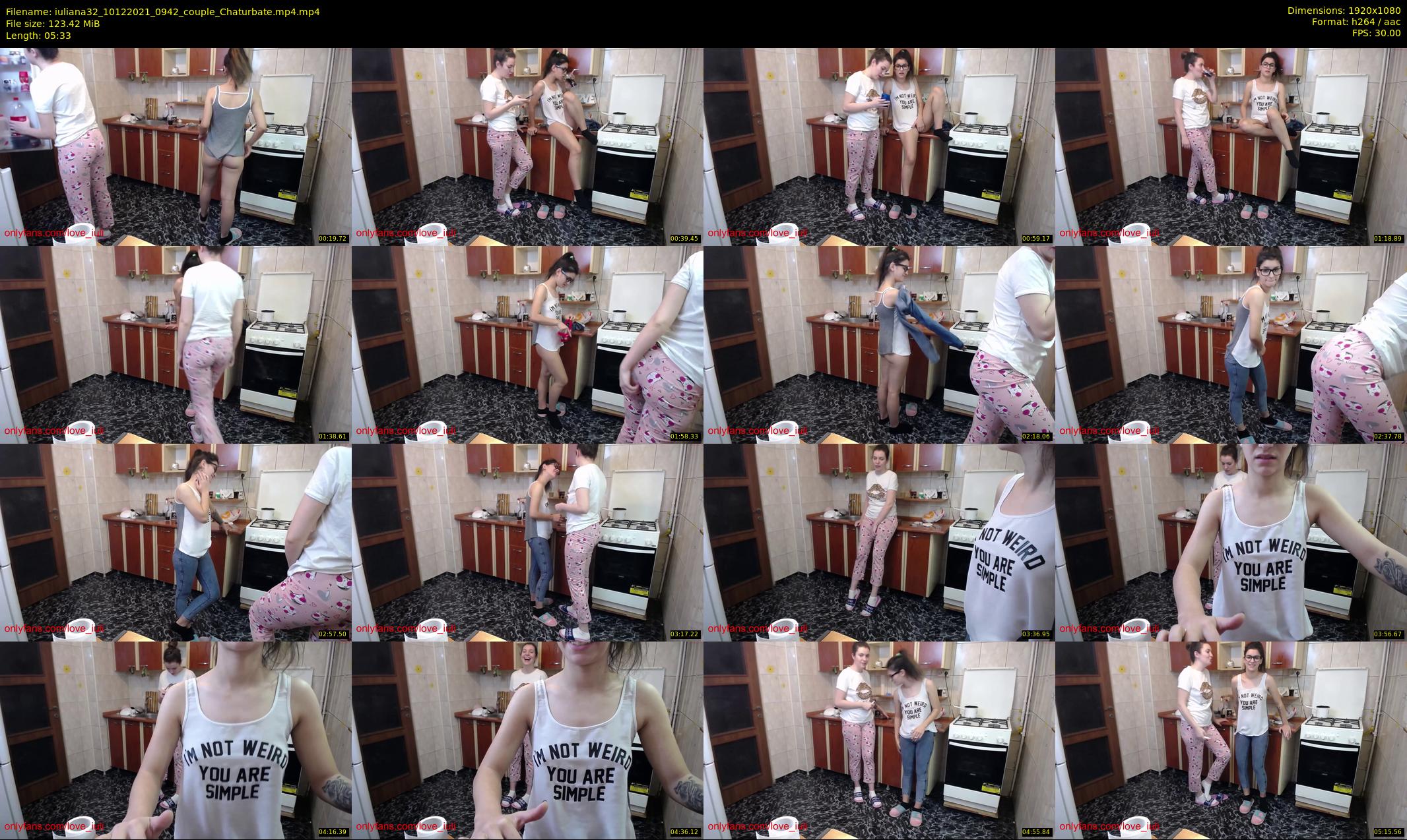 iuliana32 — 6 minute Chaturbate couple cam show recording, 1080p, Dec 10, 2021