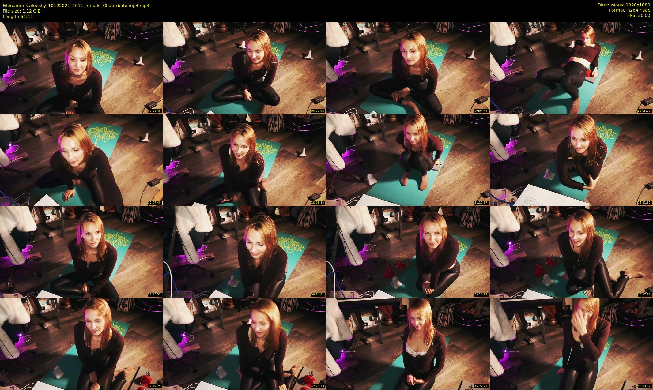 kaileeshy — 52 minute Chaturbate female cam show recording, 1080p, Dec 10, 2021