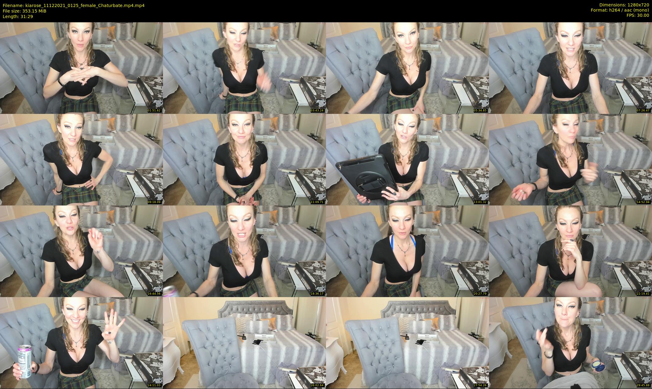 kiarose — 32 minute Chaturbate female cam show recording, 720p, Dec 11, 2021