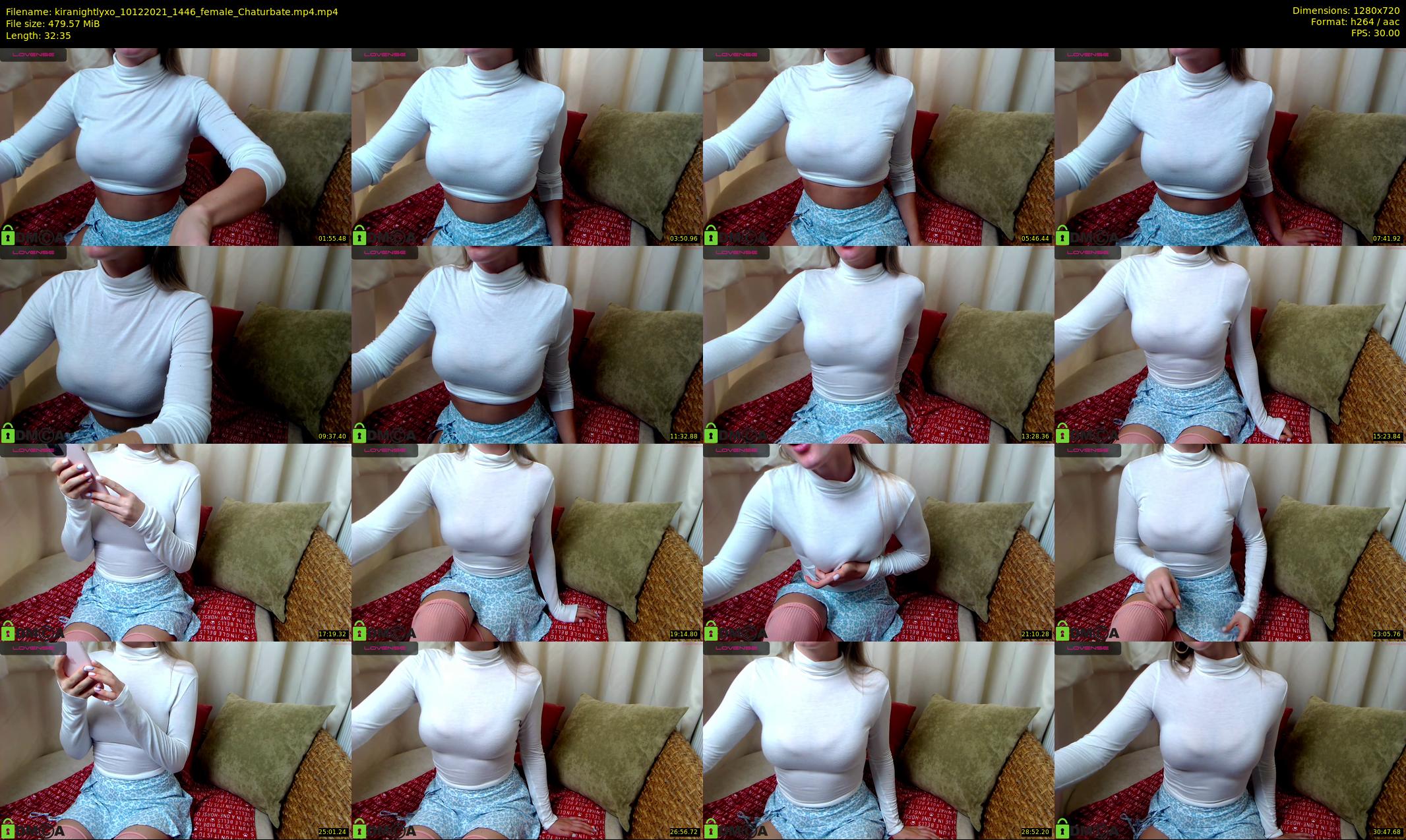 kiranightlyxo — 33 minute Chaturbate female cam show recording, 720p, Dec 10, 2021