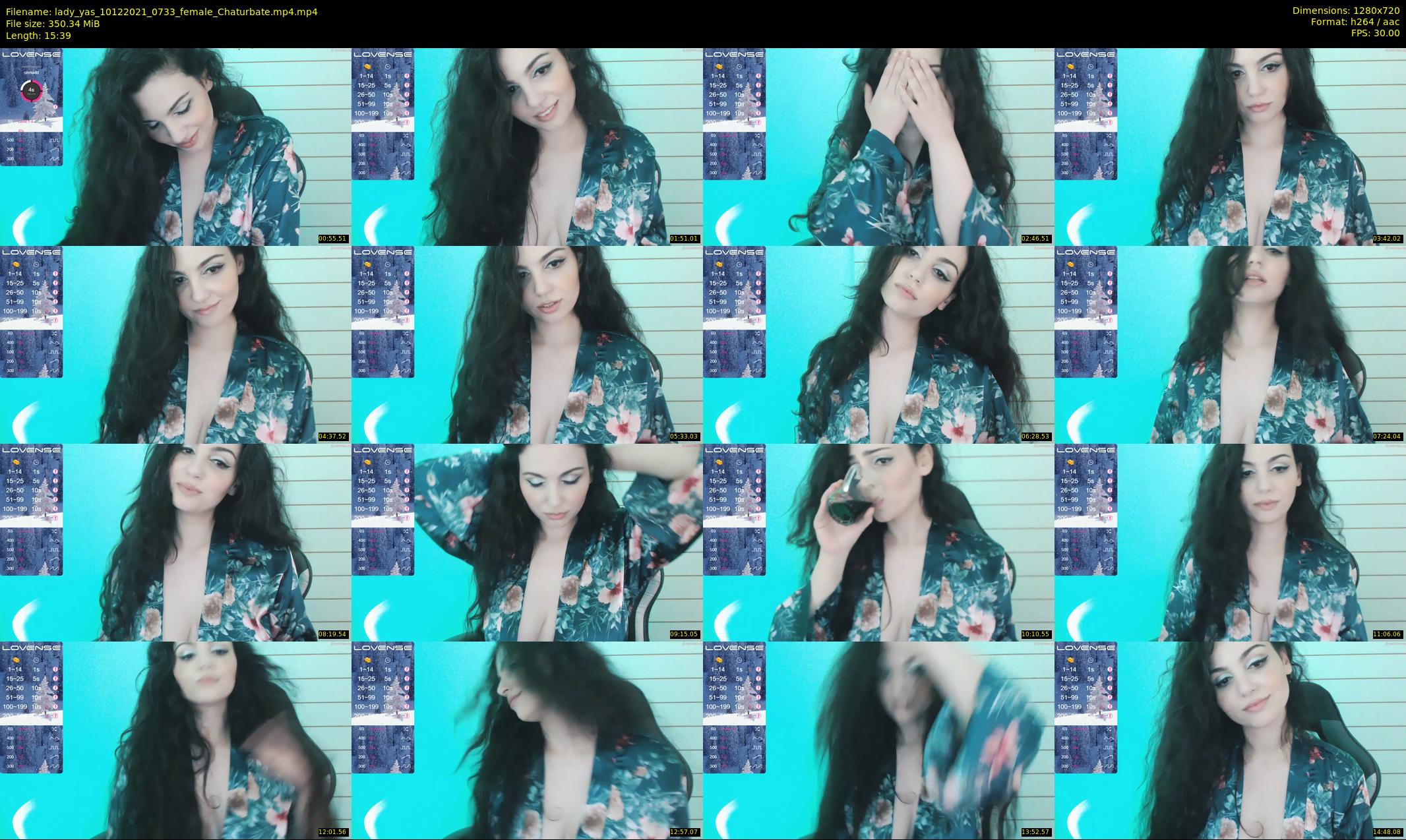 lady_yas — 16 minute Chaturbate female cam show recording, 720p, Dec 10, 2021
