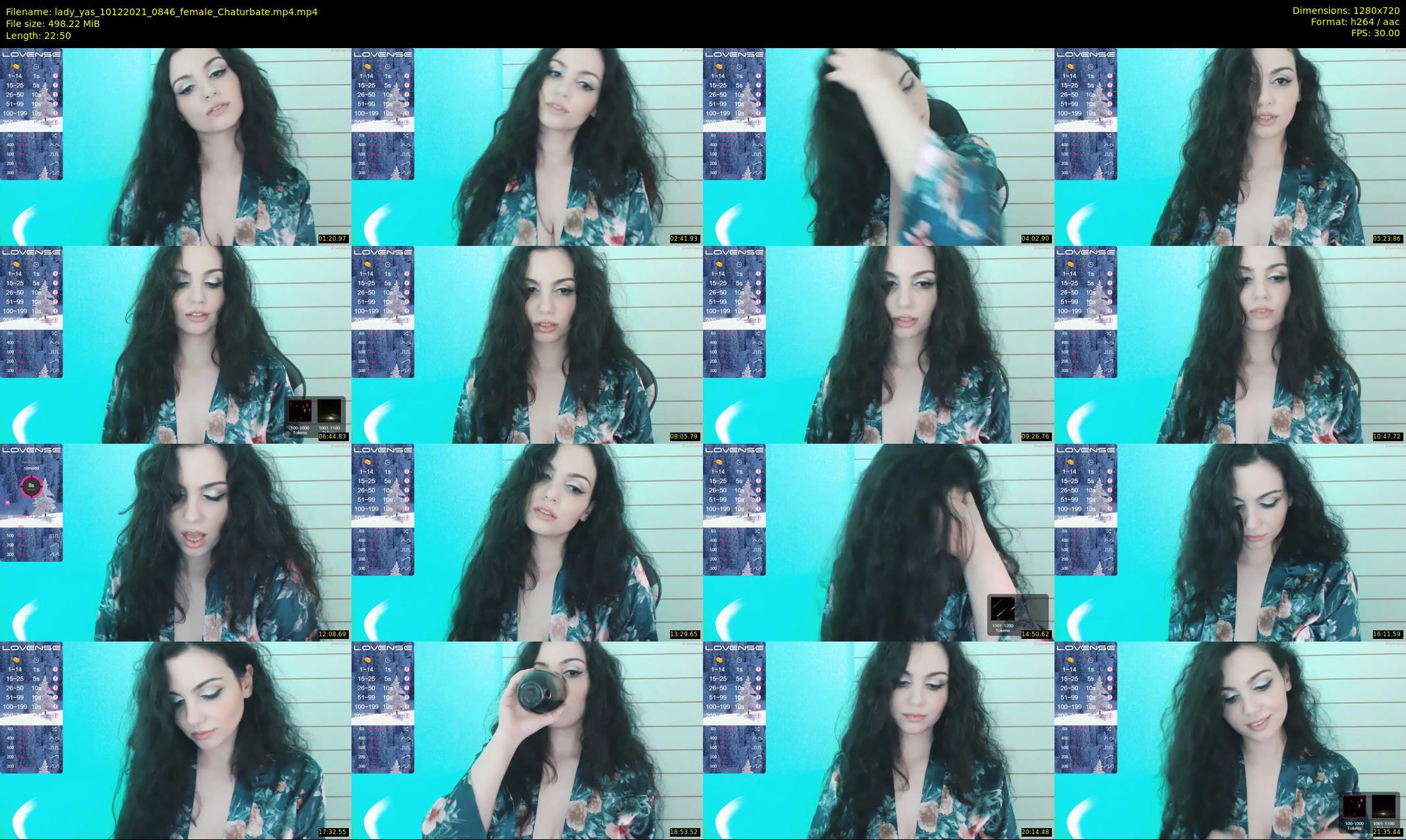 lady_yas — 23 minute Chaturbate female cam show recording, 720p, Dec 10, 2021