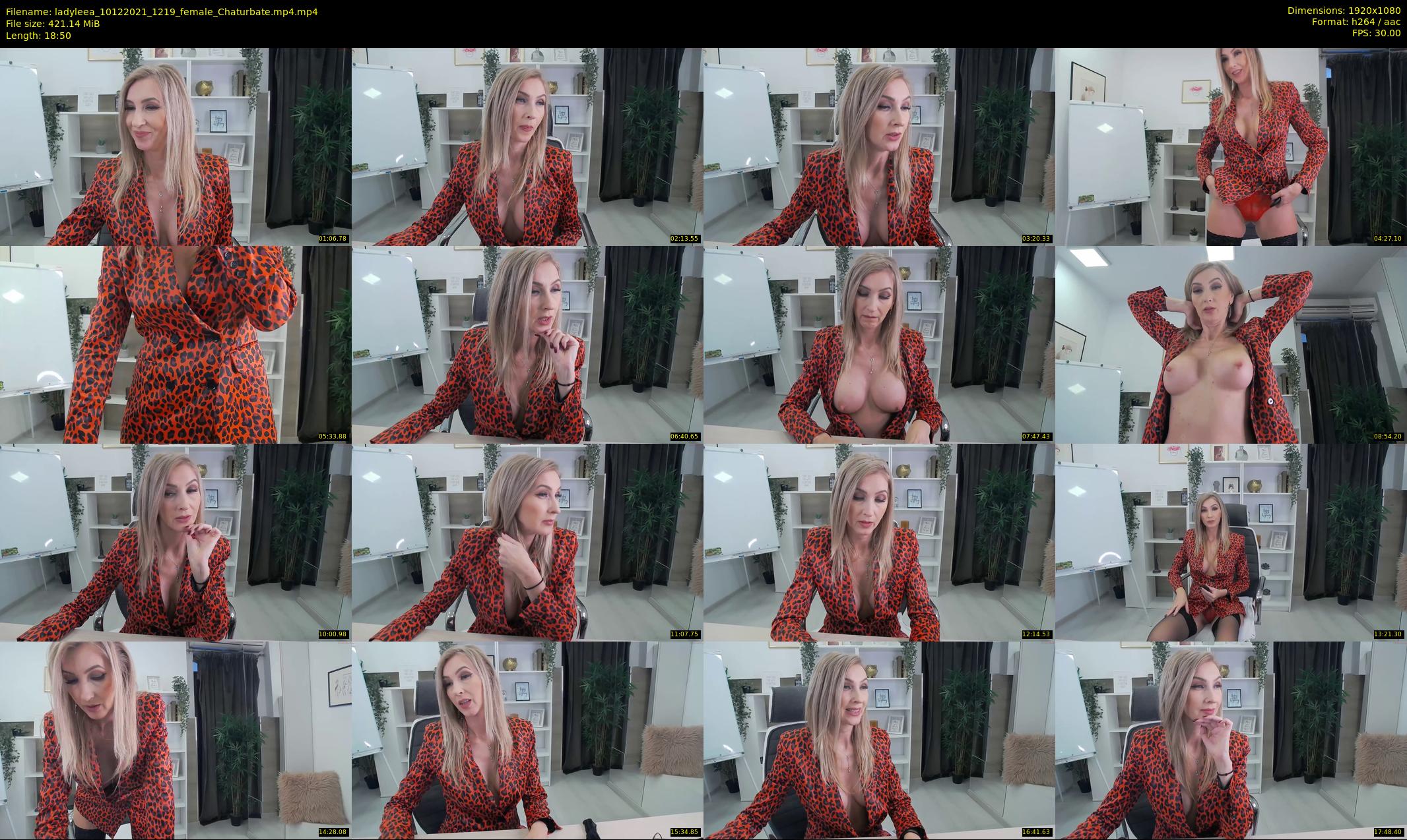 ladyleea — 19 minute Chaturbate female cam show recording, 1080p, Dec 10, 2021