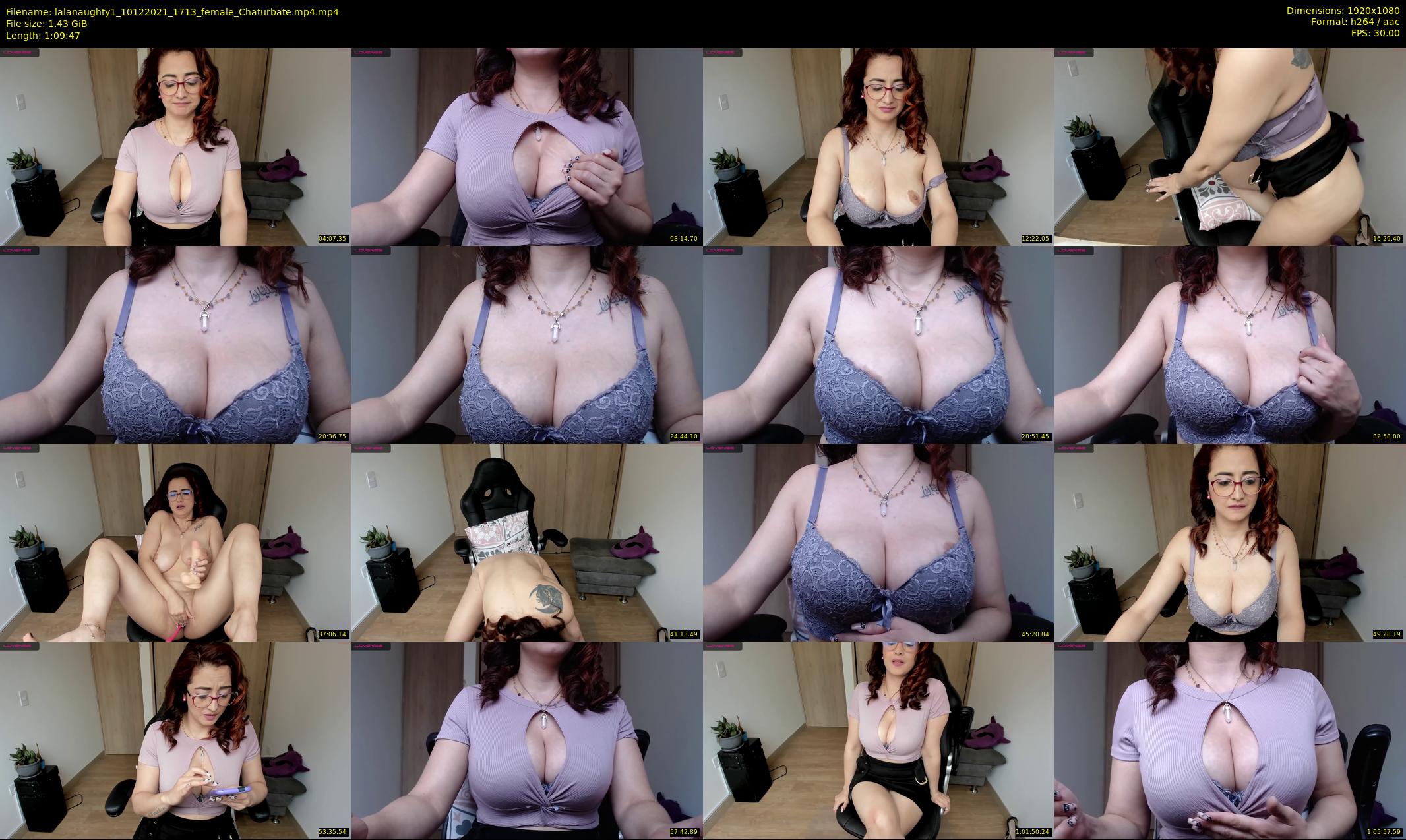 lalanaughty1 — 70 minute Chaturbate female cam show recording, 1080p, Dec 10, 2021