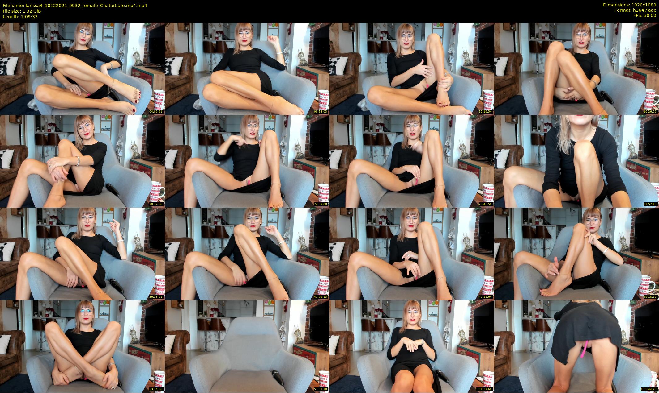 larissa4 — 70 minute Chaturbate female cam show recording, 1080p, Dec 10, 2021