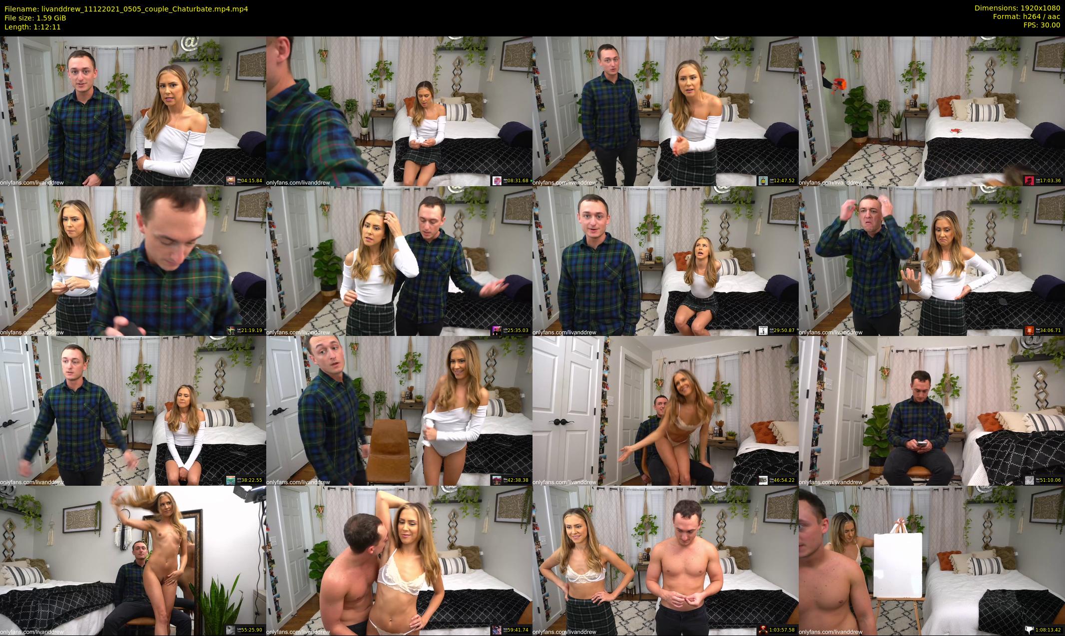 livanddrew — 73 minute Chaturbate couple cam show recording, 1080p, Dec 11, 2021