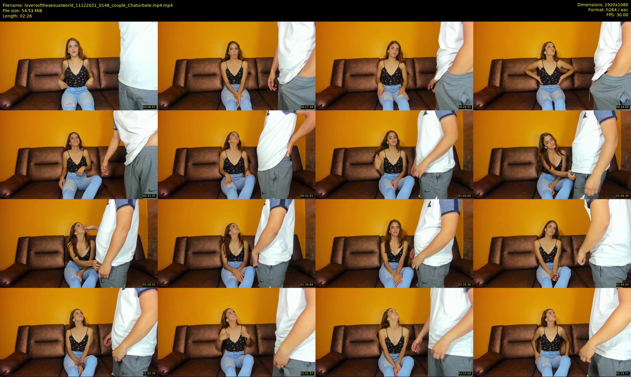 loversofthesexualworld — 3 minute Chaturbate couple cam show recording, 1080p, Dec 11, 2021