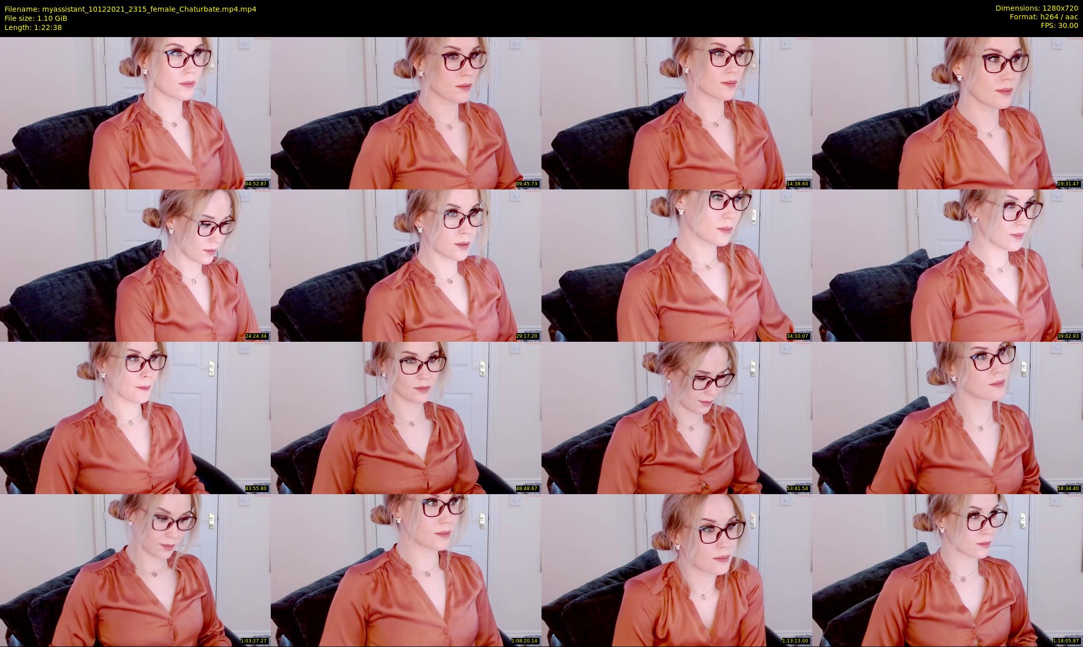 myassistant — 83 minute Chaturbate female cam show recording, 720p, Dec 10, 2021