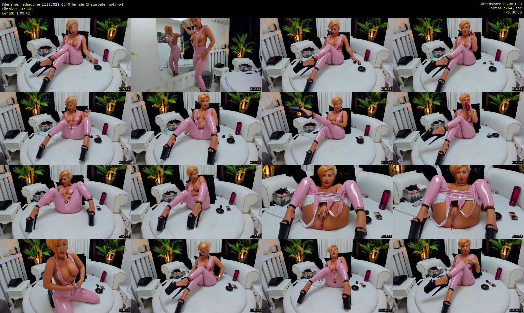nadiaquine — 70 minute Chaturbate female cam show recording, 1080p, Dec 11, 2021
