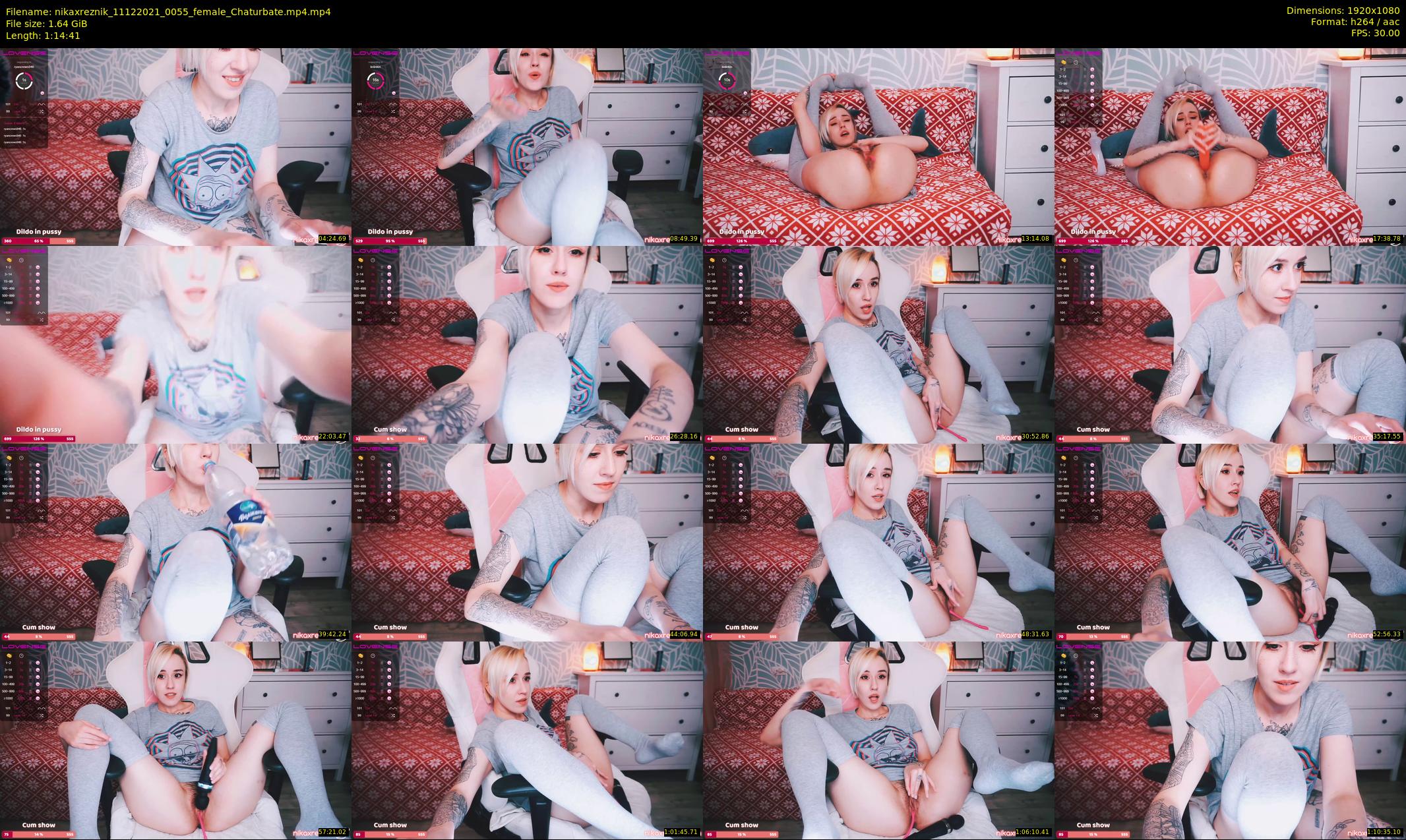 nikaxreznik — 75 minute Chaturbate female cam show recording, 1080p, Dec 11, 2021
