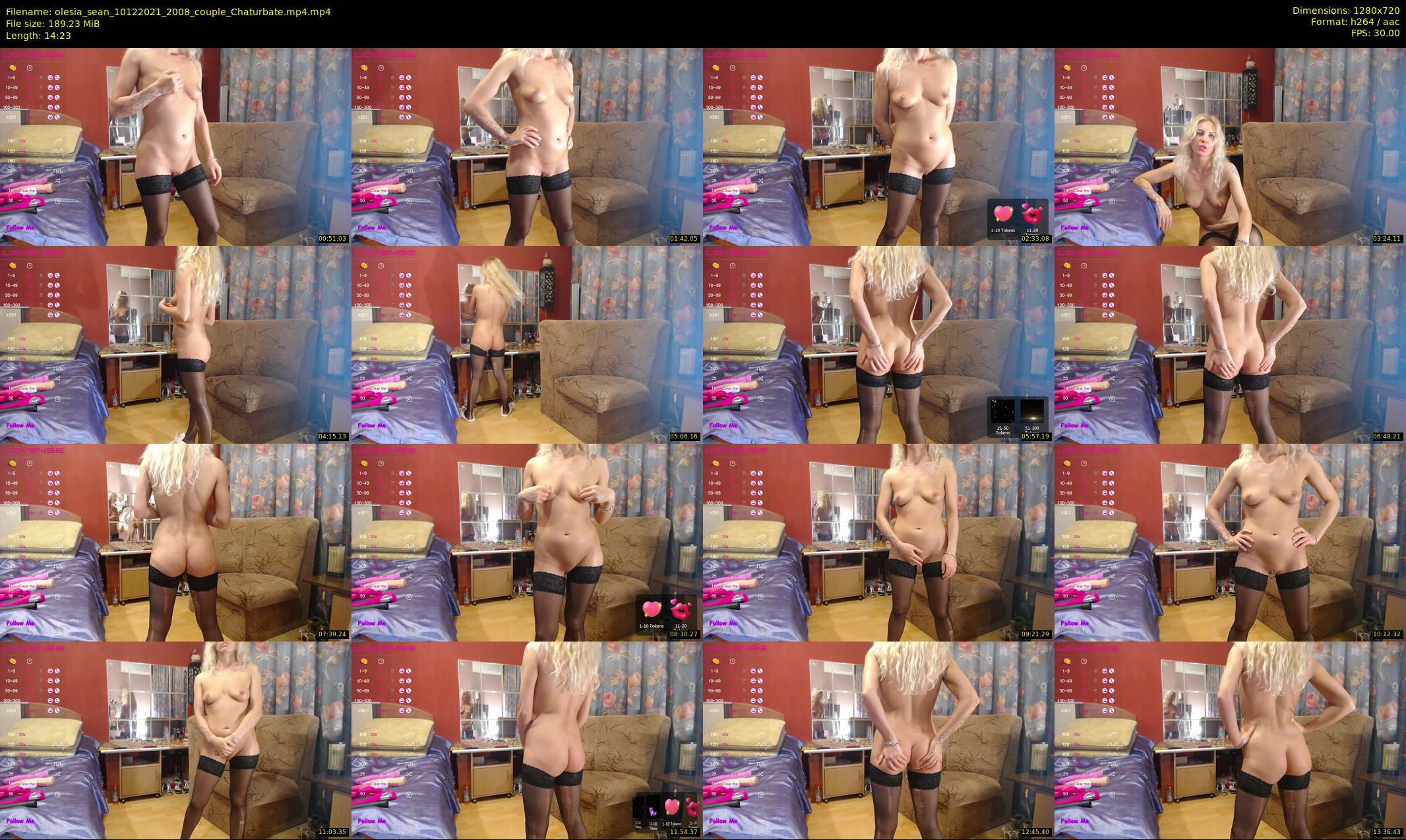 olesia_sean — 15 minute Chaturbate couple cam show recording, 720p, Dec 10, 2021