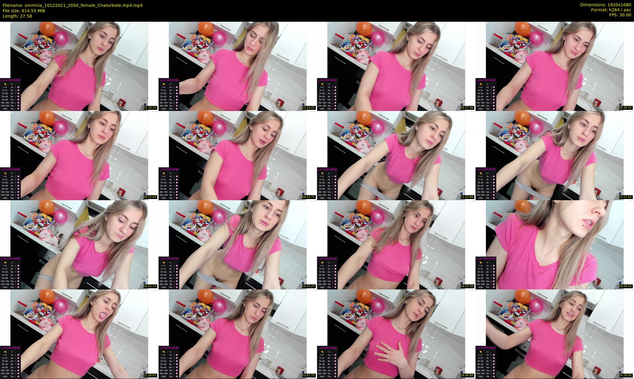 ommnia — 28 minute Chaturbate female cam show recording, 1080p, Dec 10, 2021