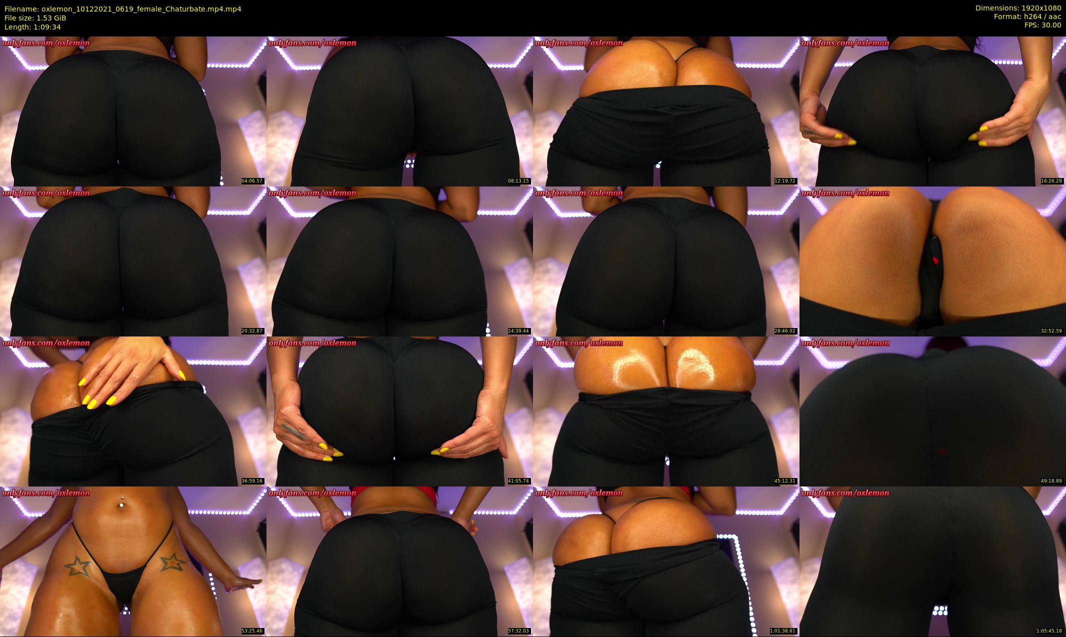 oxlemon — 70 minute Chaturbate female cam show recording, 1080p, Dec 10, 2021