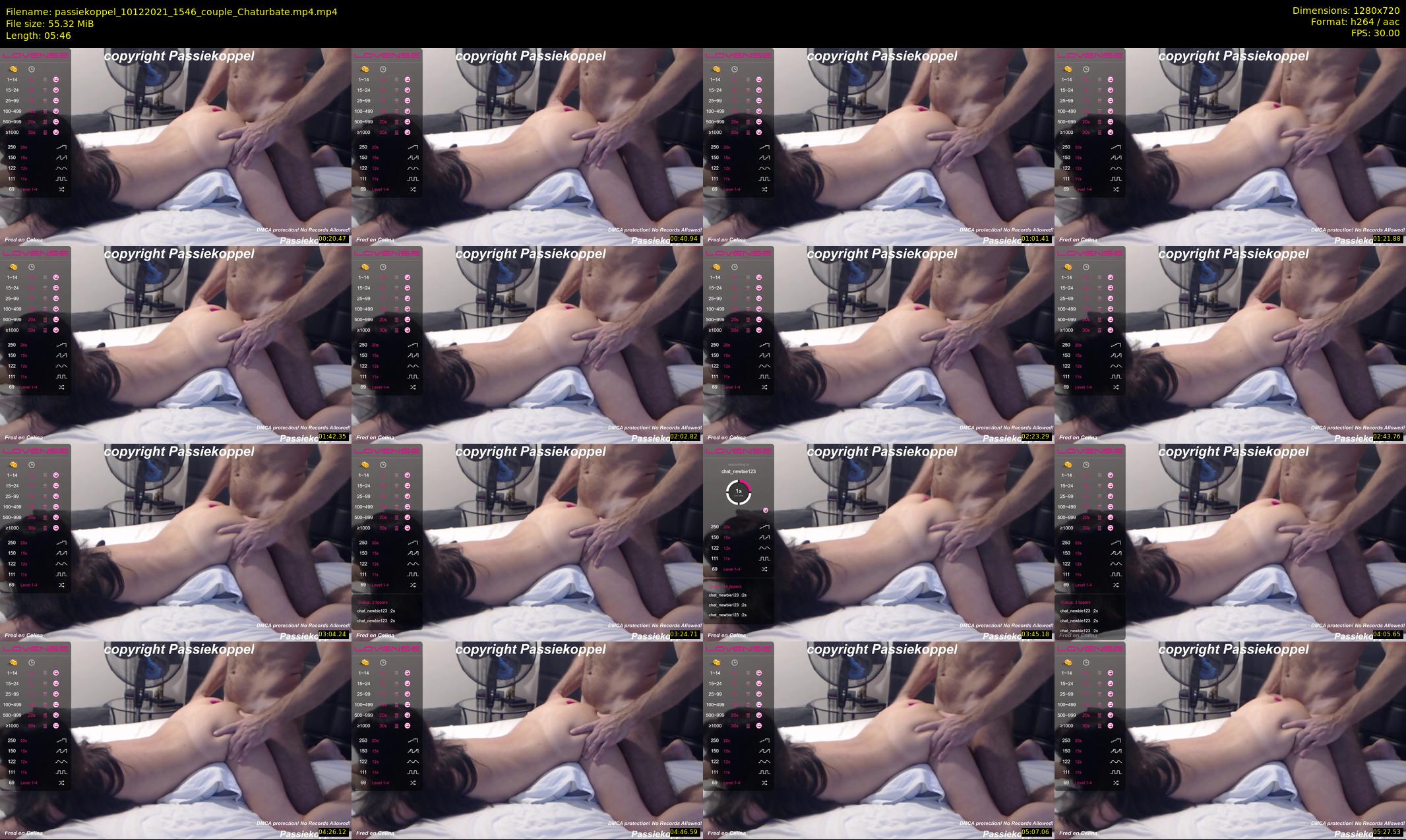 passiekoppel — 6 minute Chaturbate couple cam show recording, 720p, Dec 10, 2021