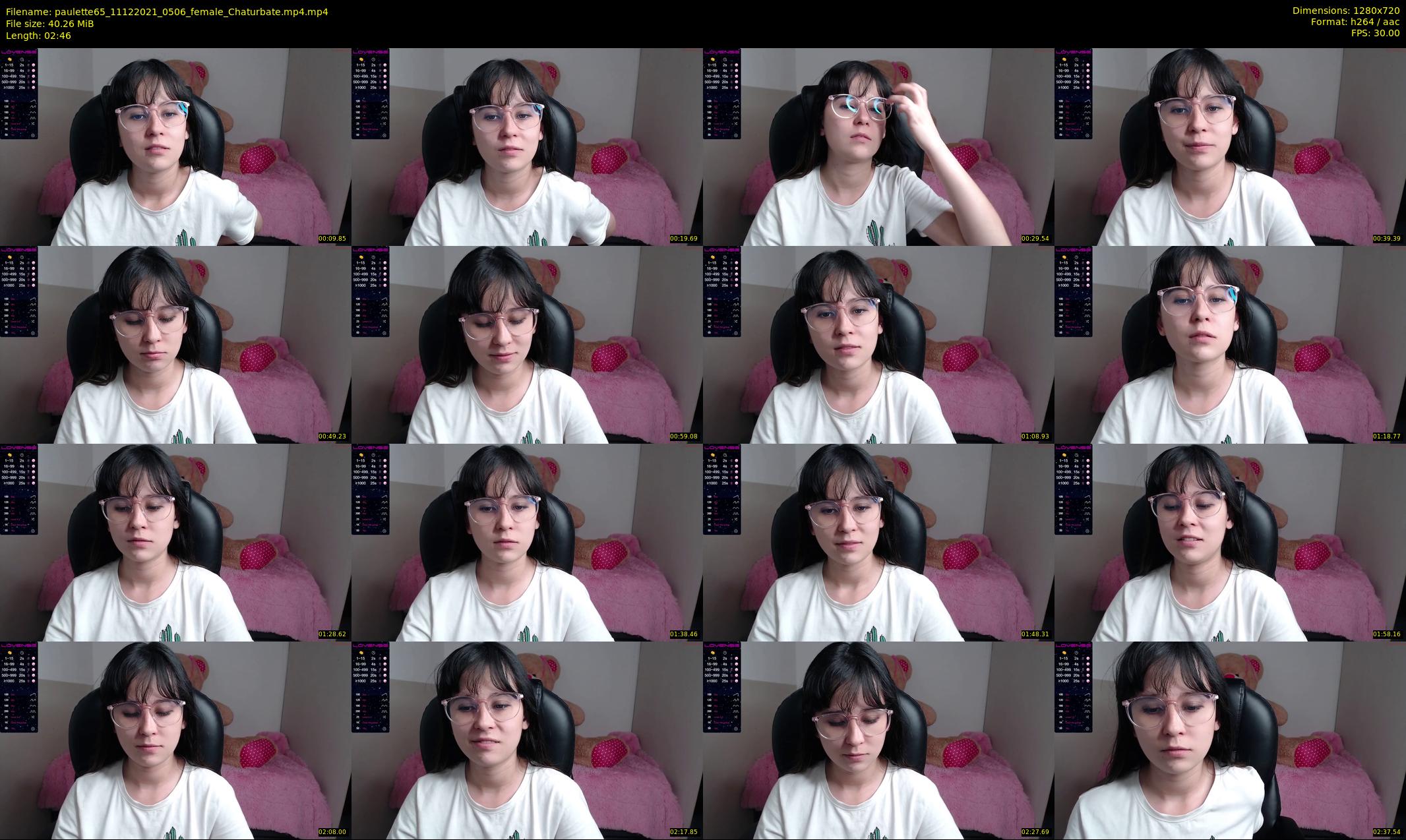 paulette65 — 3 minute Chaturbate female cam show recording, 720p, Dec 11, 2021
