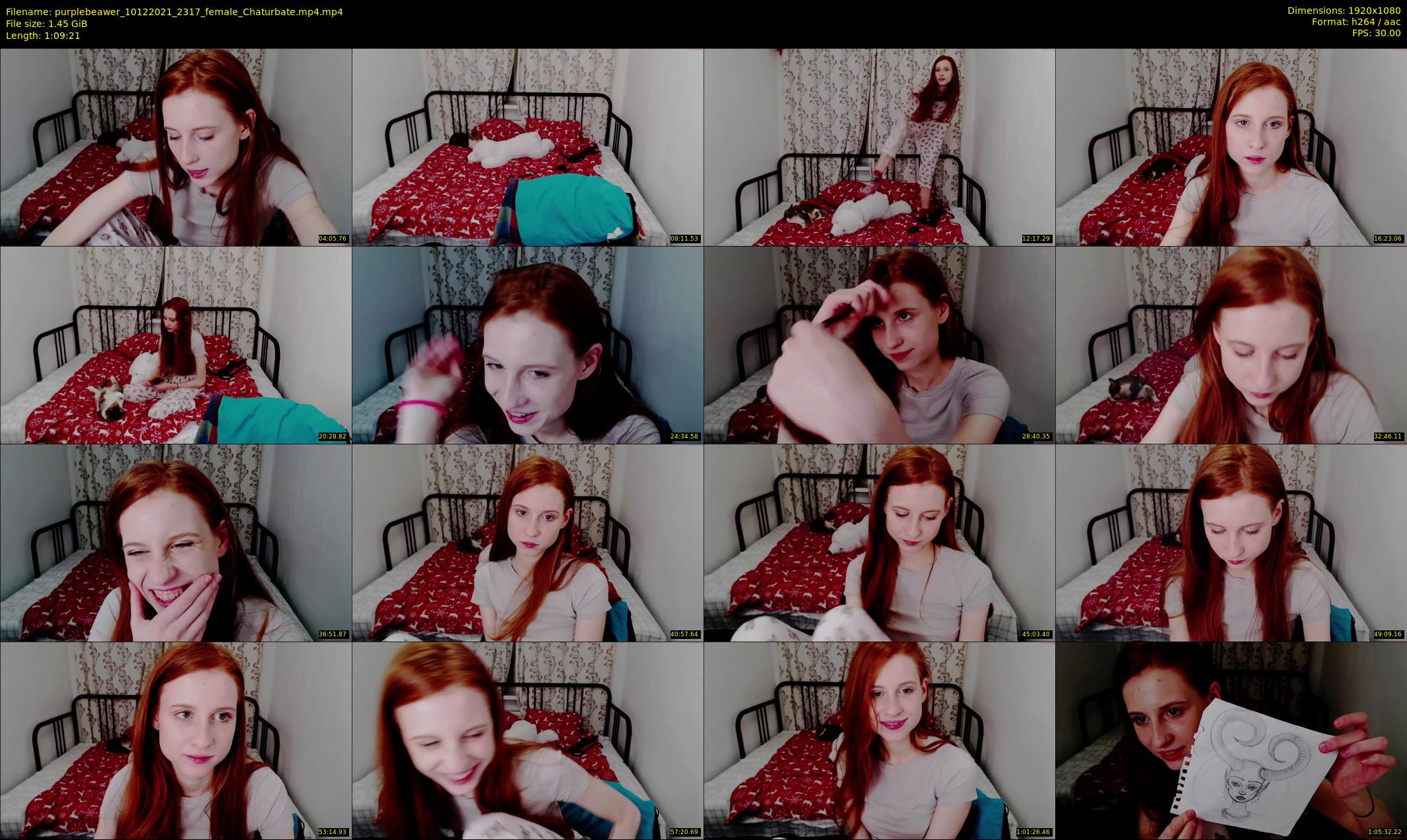 purplebeawer — 70 minute Chaturbate female cam show recording, 1080p, Dec 10, 2021