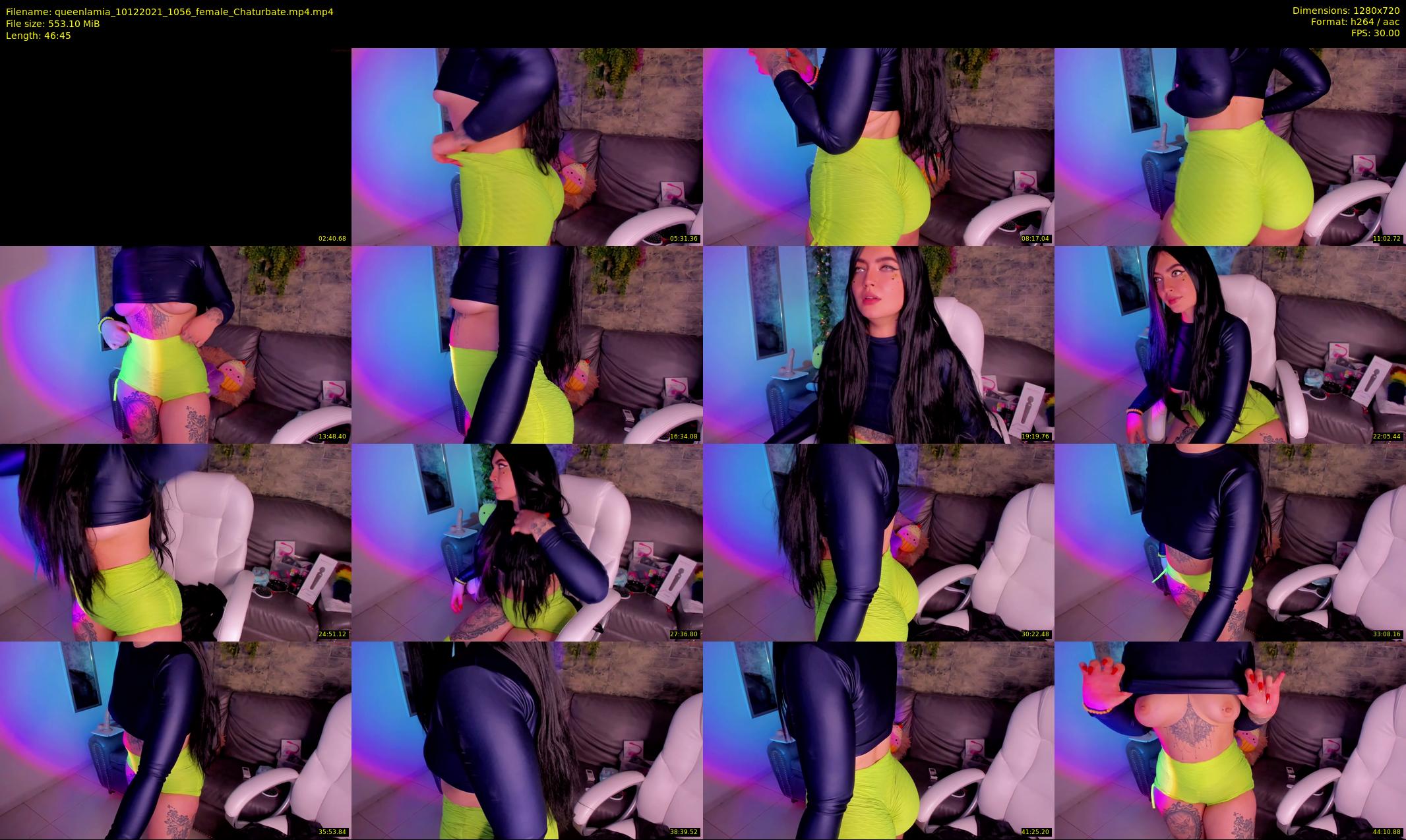 queenlamia — 47 minute Chaturbate female cam show recording, 720p, Dec 10, 2021