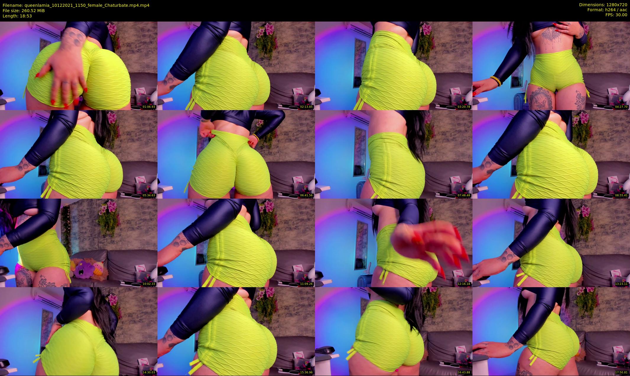 queenlamia — 19 minute Chaturbate female cam show recording, 720p, Dec 10, 2021