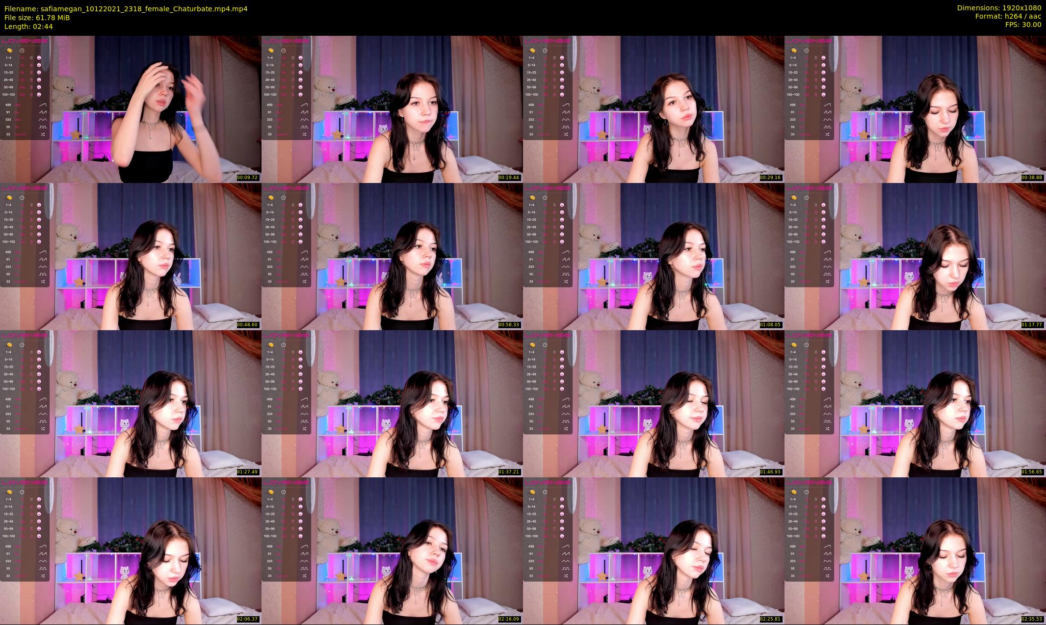 safiamegan — 3 minute Chaturbate couple cam show recording, 1080p, Dec 10, 2021