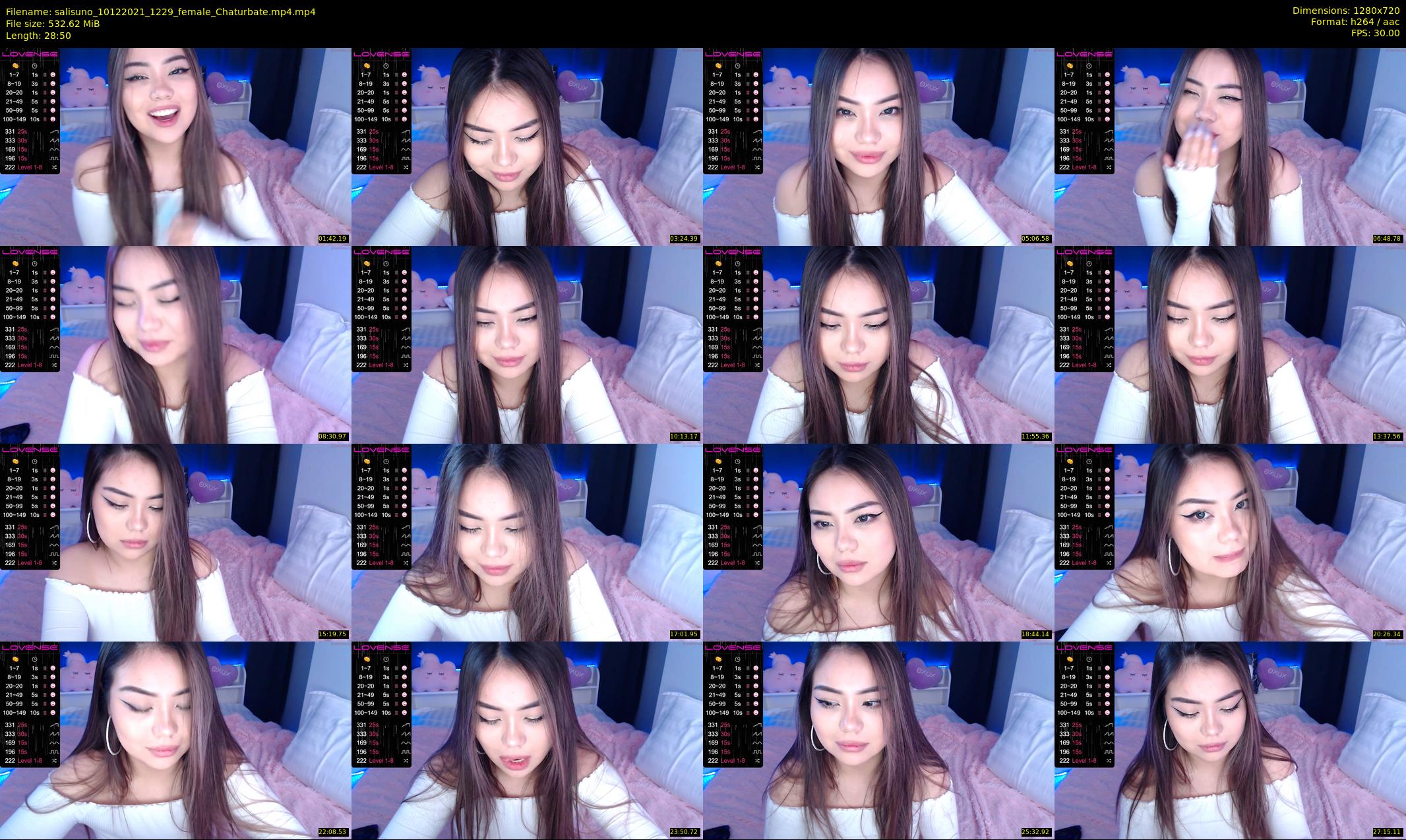 salisuno — 29 minute Chaturbate female cam show recording, 720p, Dec 10, 2021