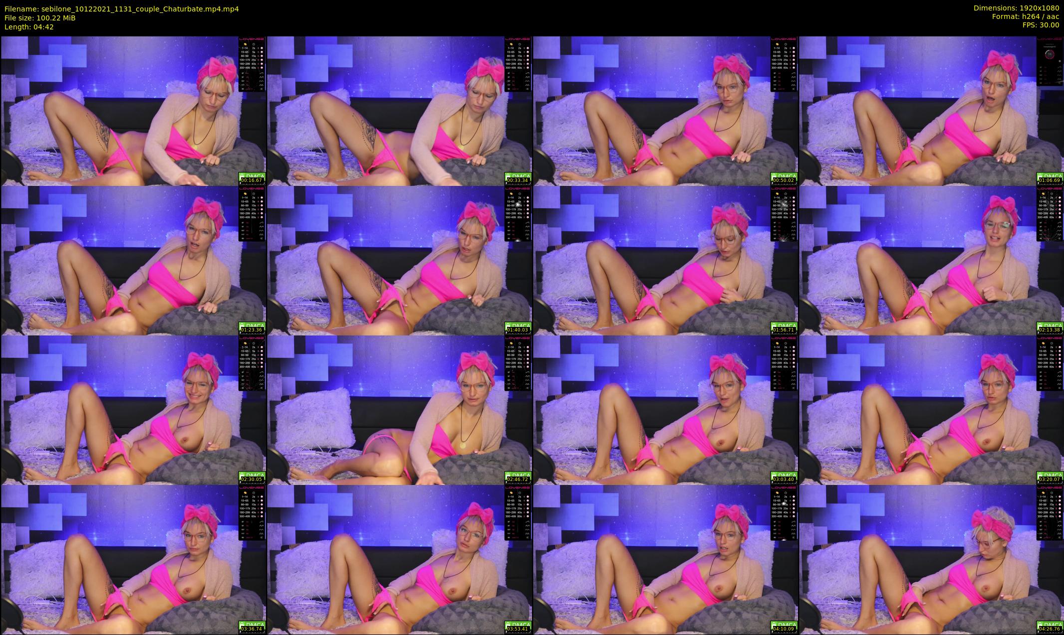 sebilone — 5 minute Chaturbate couple cam show recording, 1080p, Dec 10, 2021