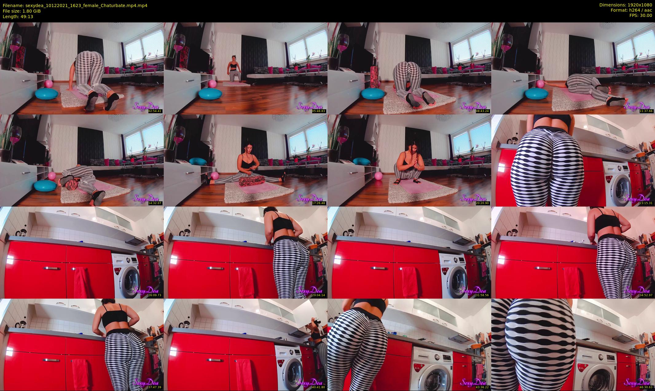 sexydea — 50 minute Chaturbate female cam show recording, 1080p, Dec 10, 2021