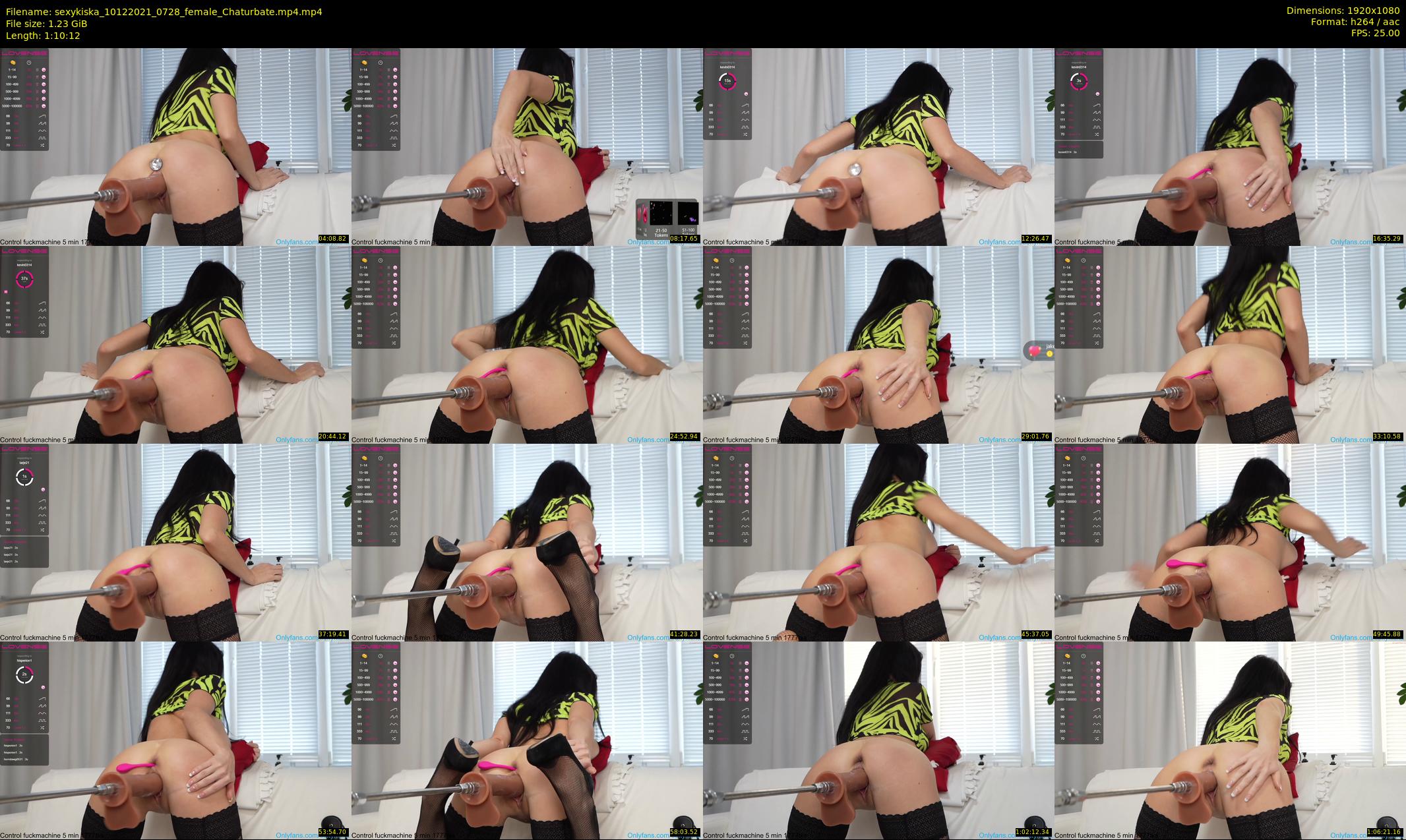 sexykiska — 71 minute Chaturbate female cam show recording, 1080p, Dec 10, 2021
