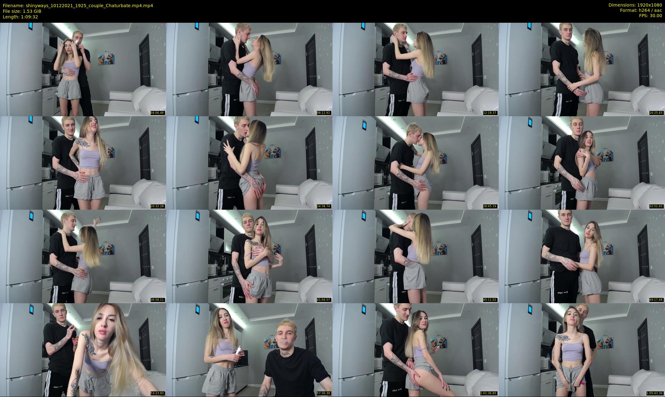 shinyways — 70 minute Chaturbate couple cam show recording, 1080p, Dec 10, 2021