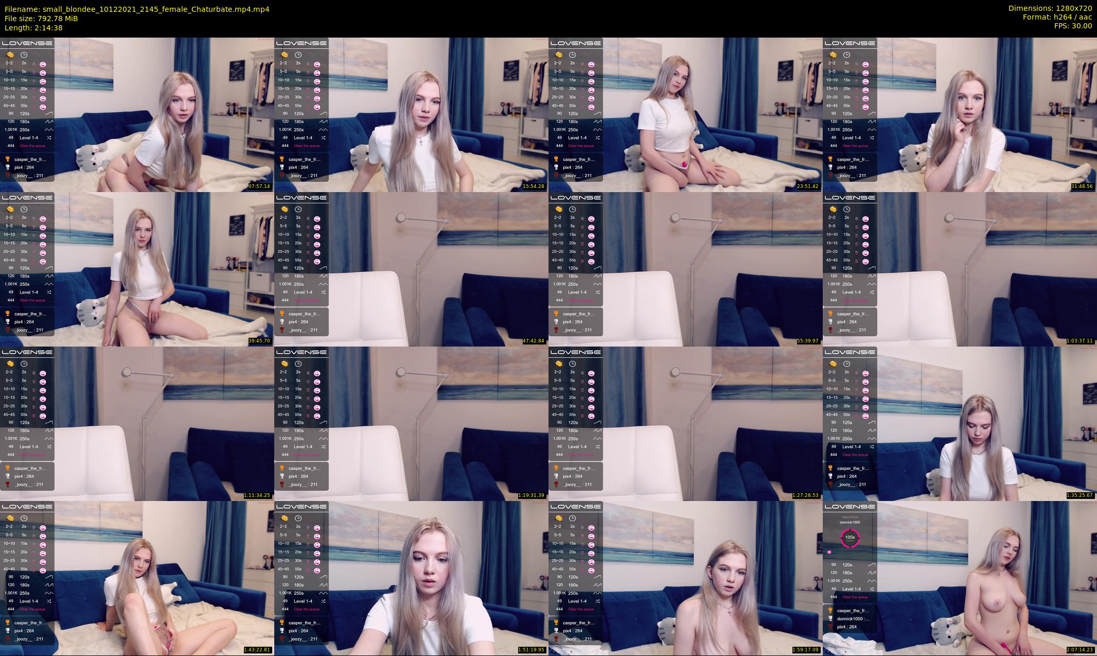 small_blondee — 135 minute Chaturbate female cam show recording, 720p, Dec 10, 2021