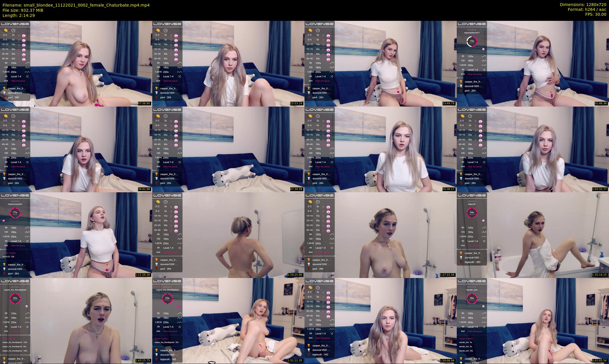 small_blondee — 135 minute Chaturbate female cam show recording, 720p, Dec 11, 2021