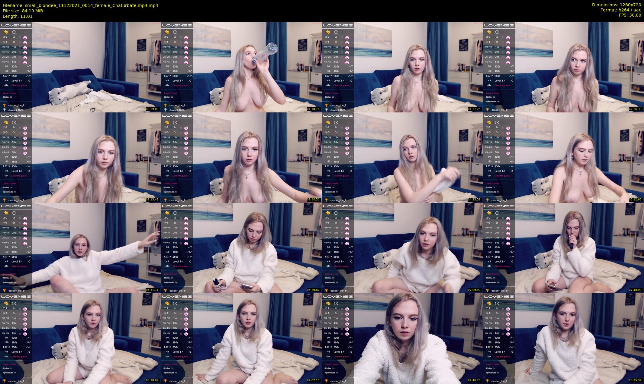 small_blondee — 12 minute Chaturbate female cam show recording, 720p, Dec 11, 2021