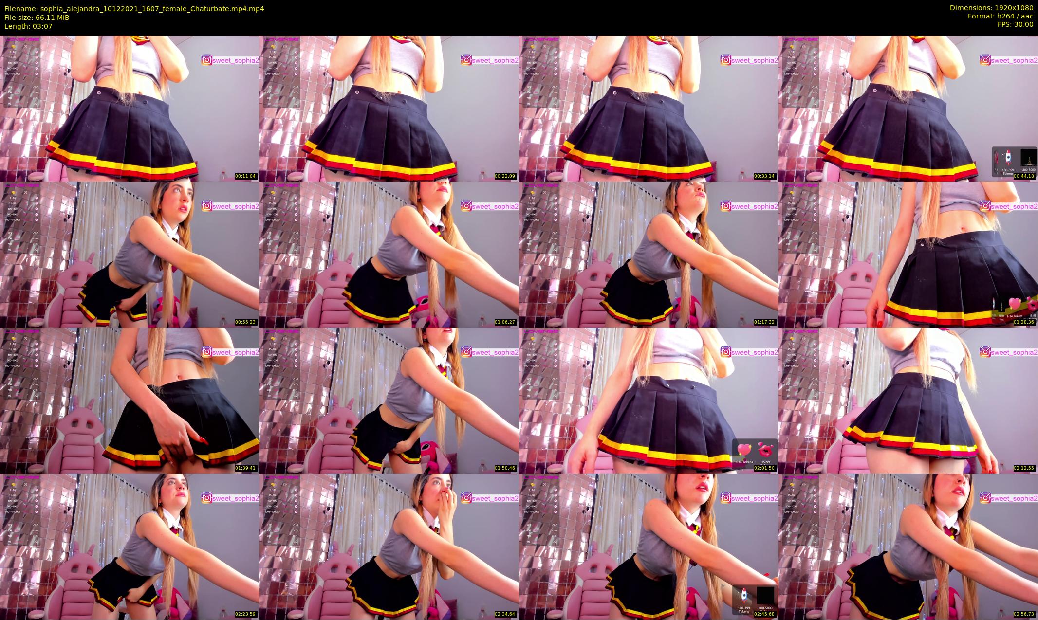 sophia_alejandra — 4 minute Chaturbate female cam show recording, 1080p, Dec 10, 2021