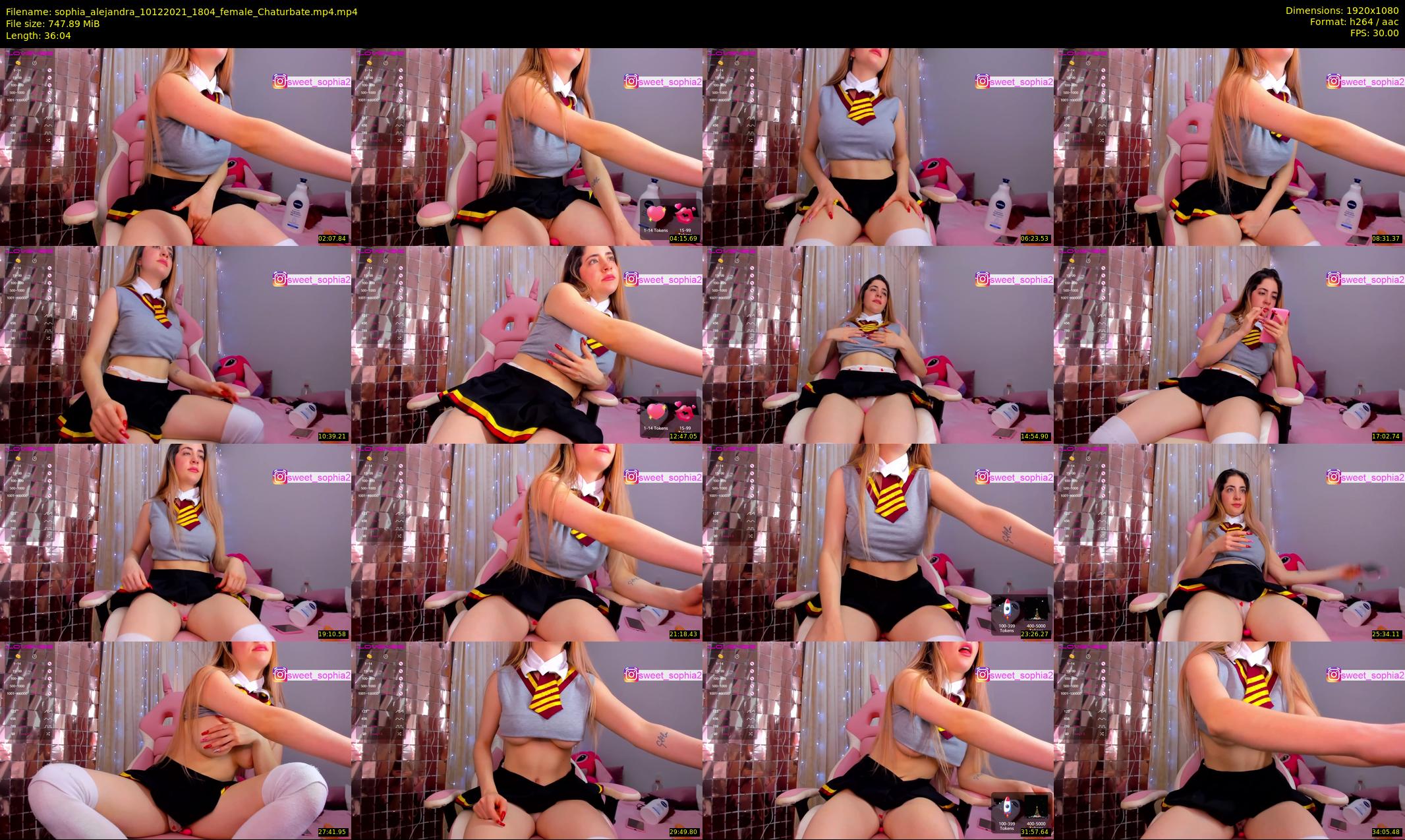 sophia_alejandra — 37 minute Chaturbate female cam show recording, 1080p, Dec 10, 2021