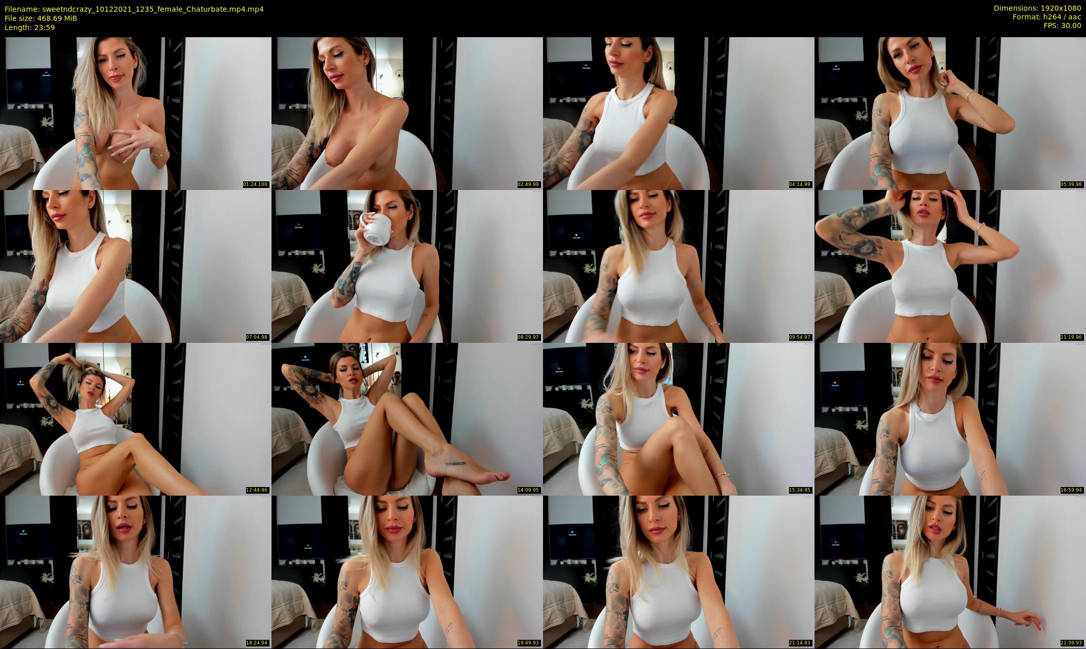 sweetndcrazy — 24 minute Chaturbate female cam show recording, 1080p, Dec 10, 2021