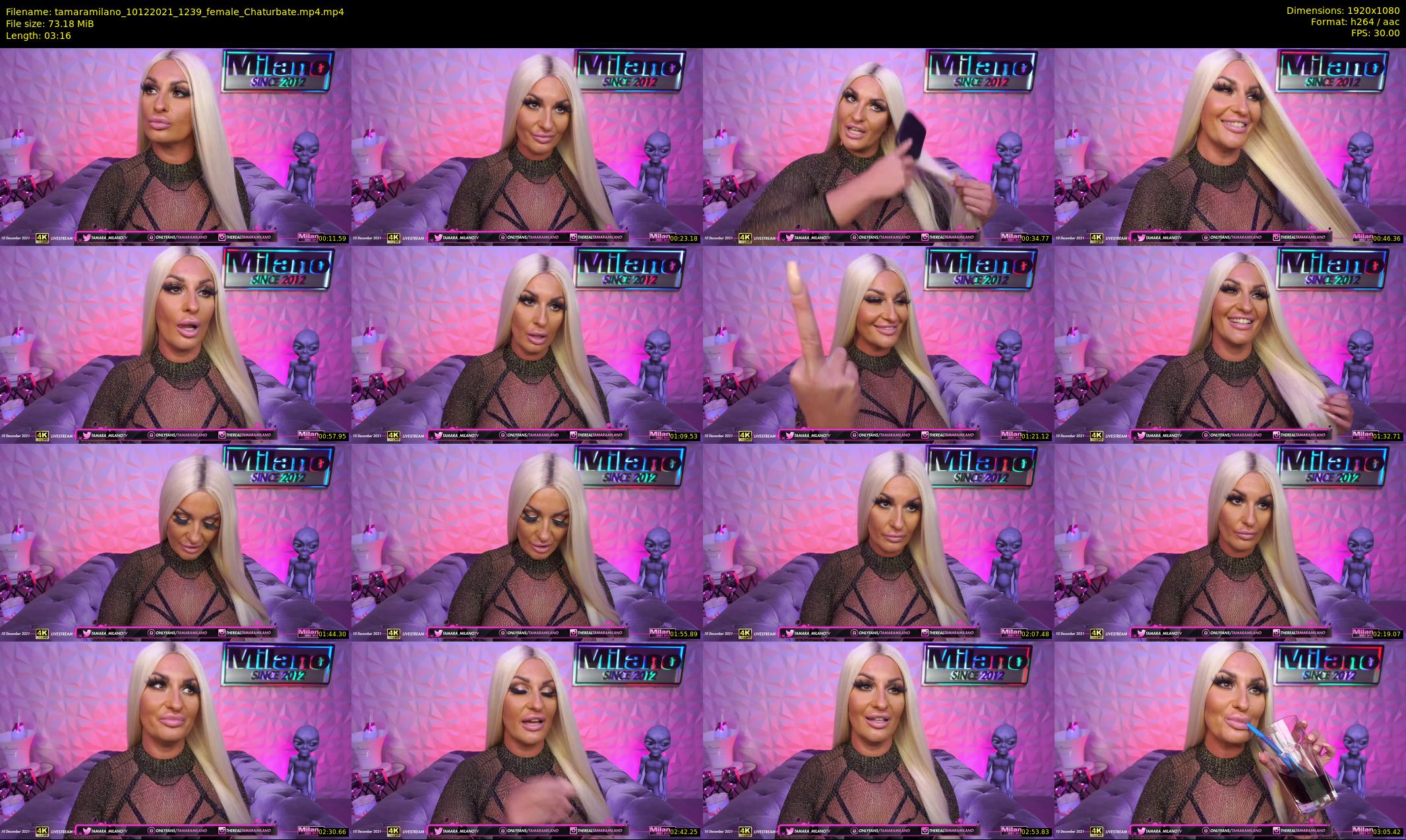 tamaramilano — 4 minute Chaturbate female cam show recording, 1080p, Dec 10, 2021