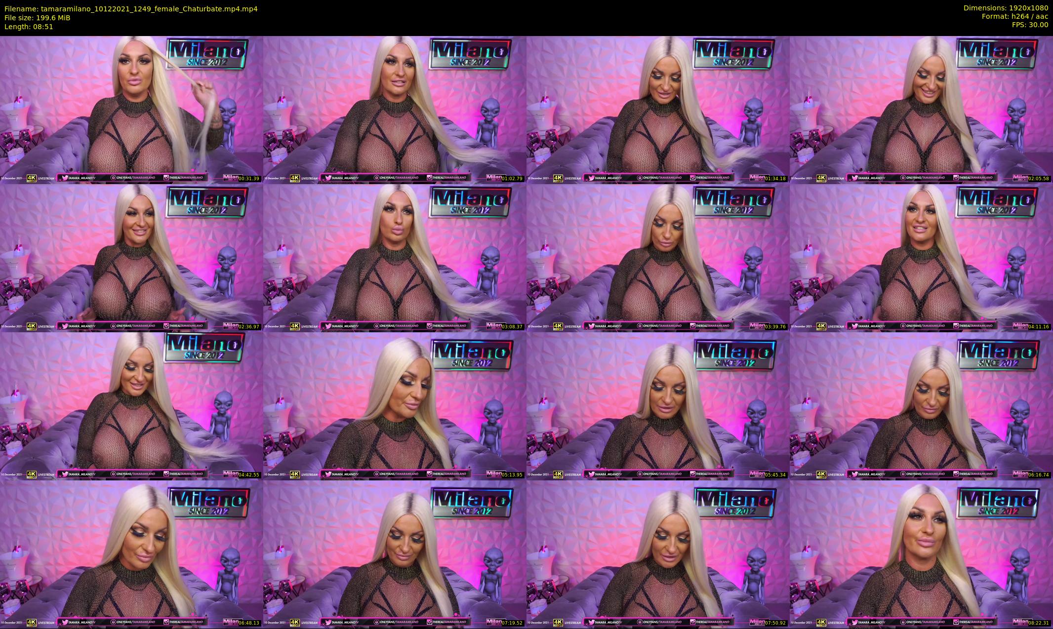 tamaramilano — 9 minute Chaturbate female cam show recording, 1080p, Dec 10, 2021