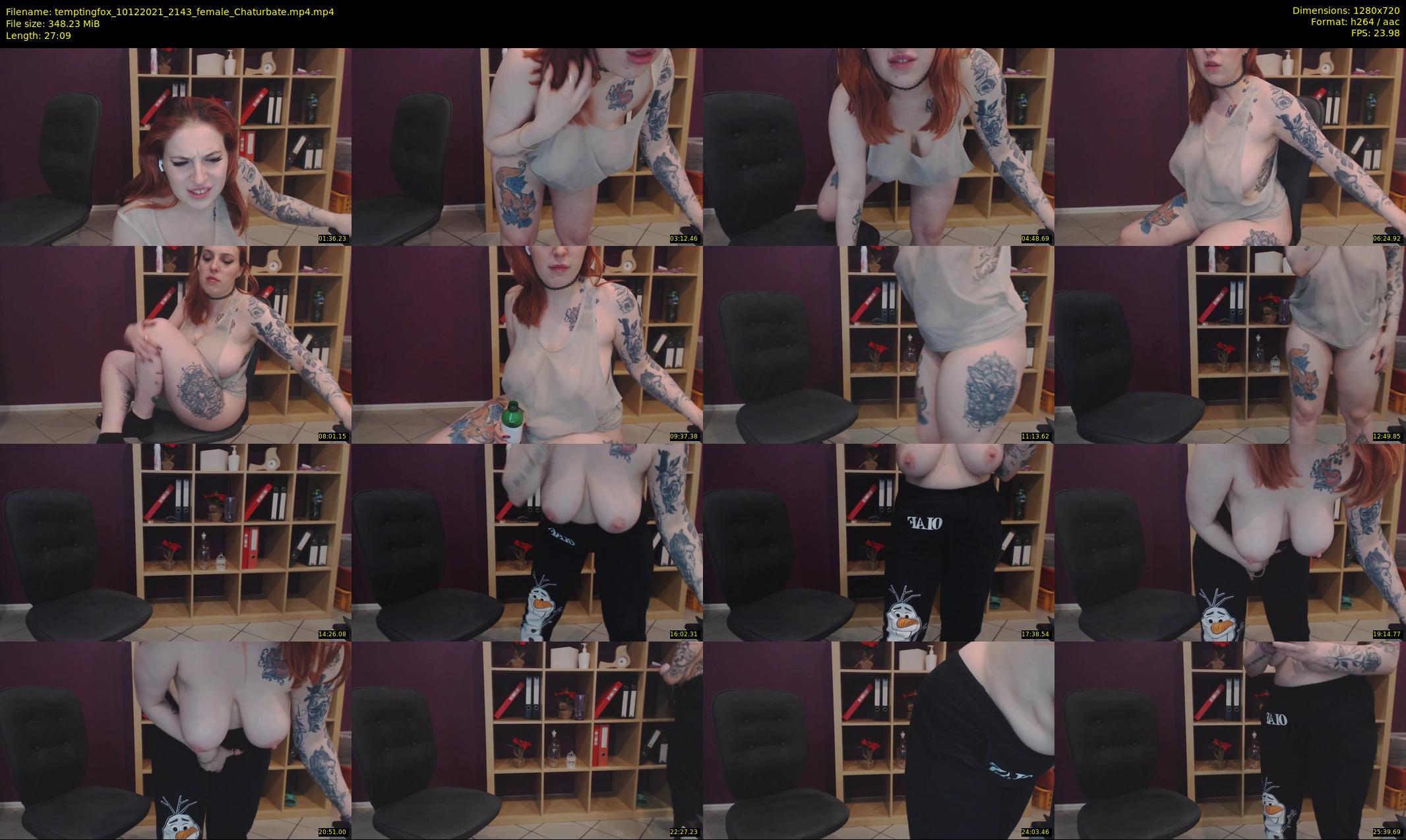temptingfox — 28 minute Chaturbate female cam show recording, 720p, Dec 10, 2021