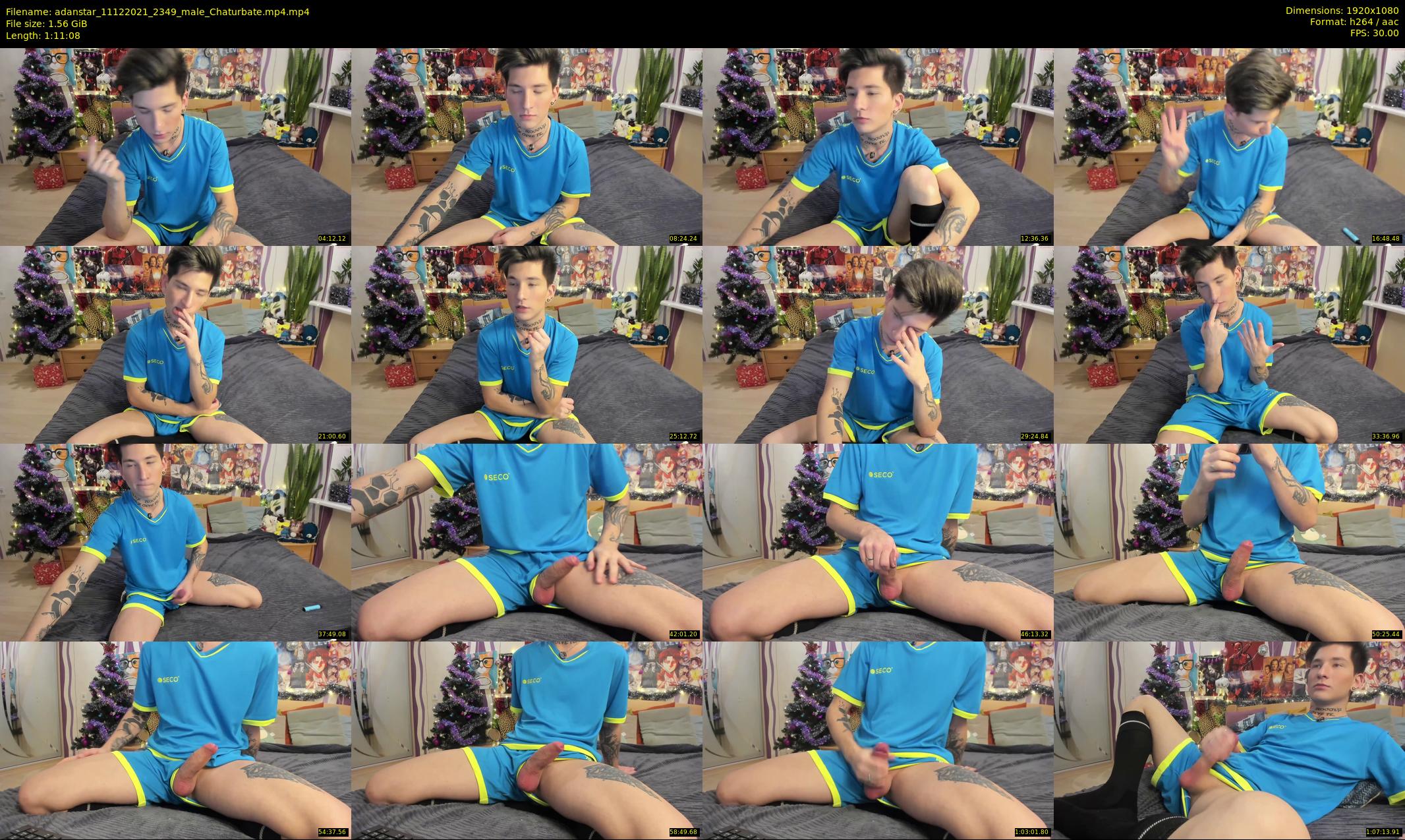 adanstar — 72 minute Chaturbate male cam show recording, 1080p, Dec 11, 2021