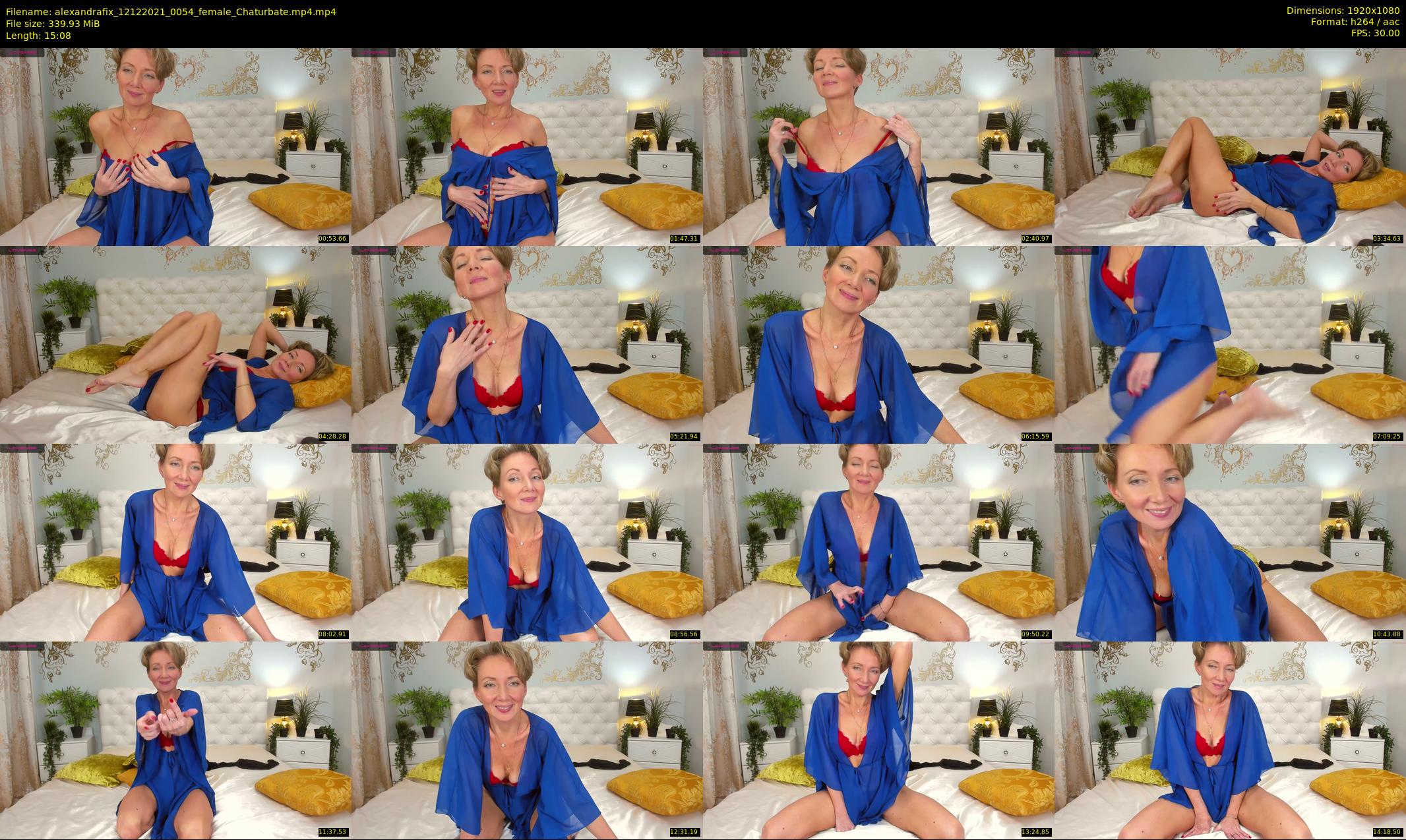 alexandrafix — 16 minute Chaturbate female cam show recording, 1080p, Dec 12, 2021