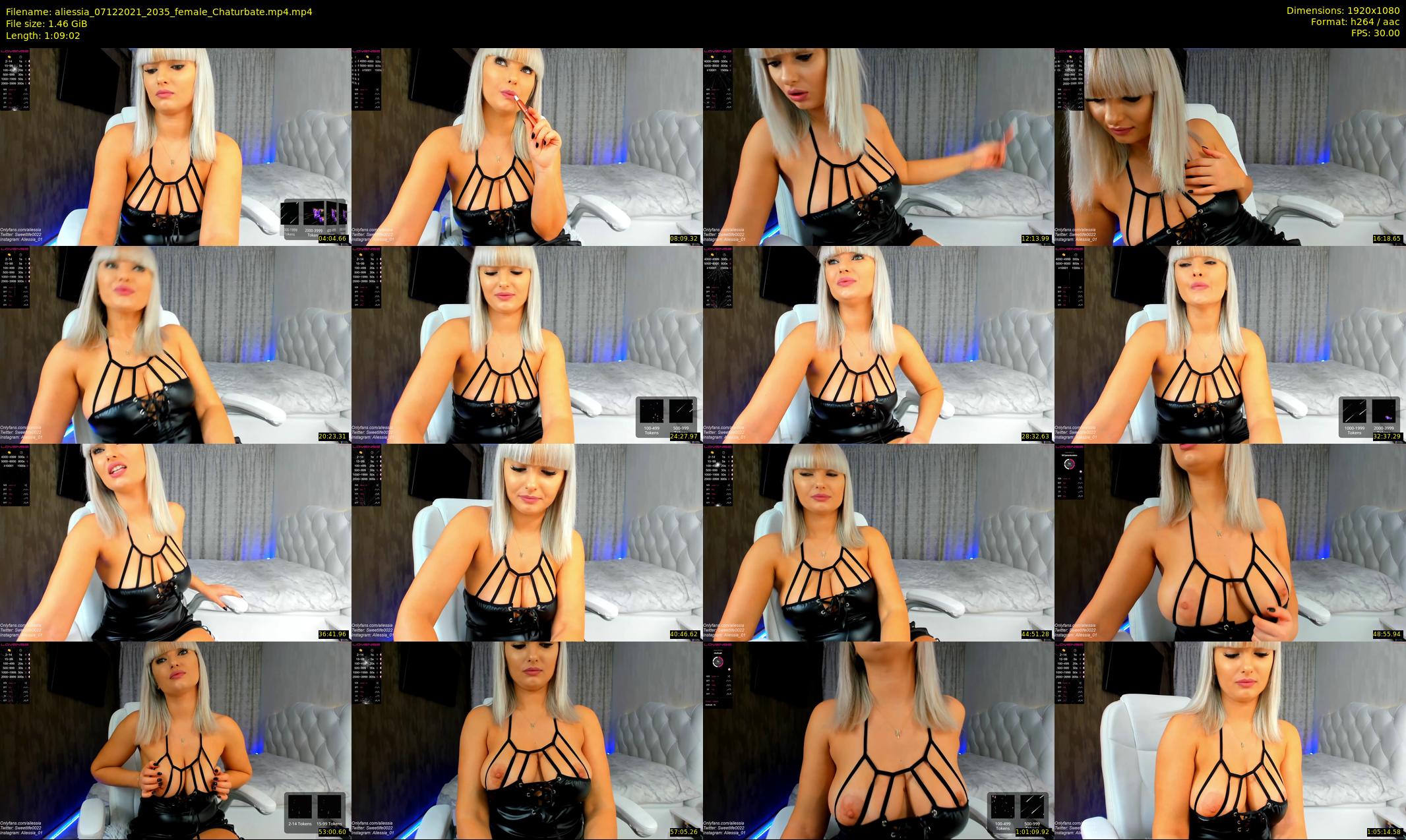 aliessia — 70 minute Chaturbate female cam show recording, 1080p, Dec 7, 2021