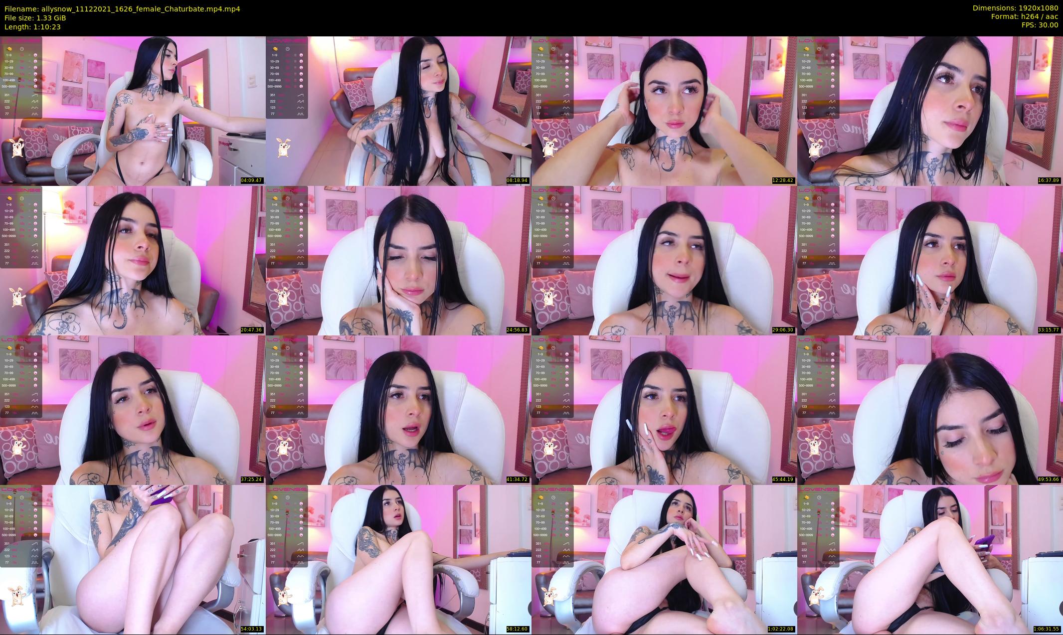 allysnow — 71 minute Chaturbate female cam show recording, 1080p, Dec 11, 2021