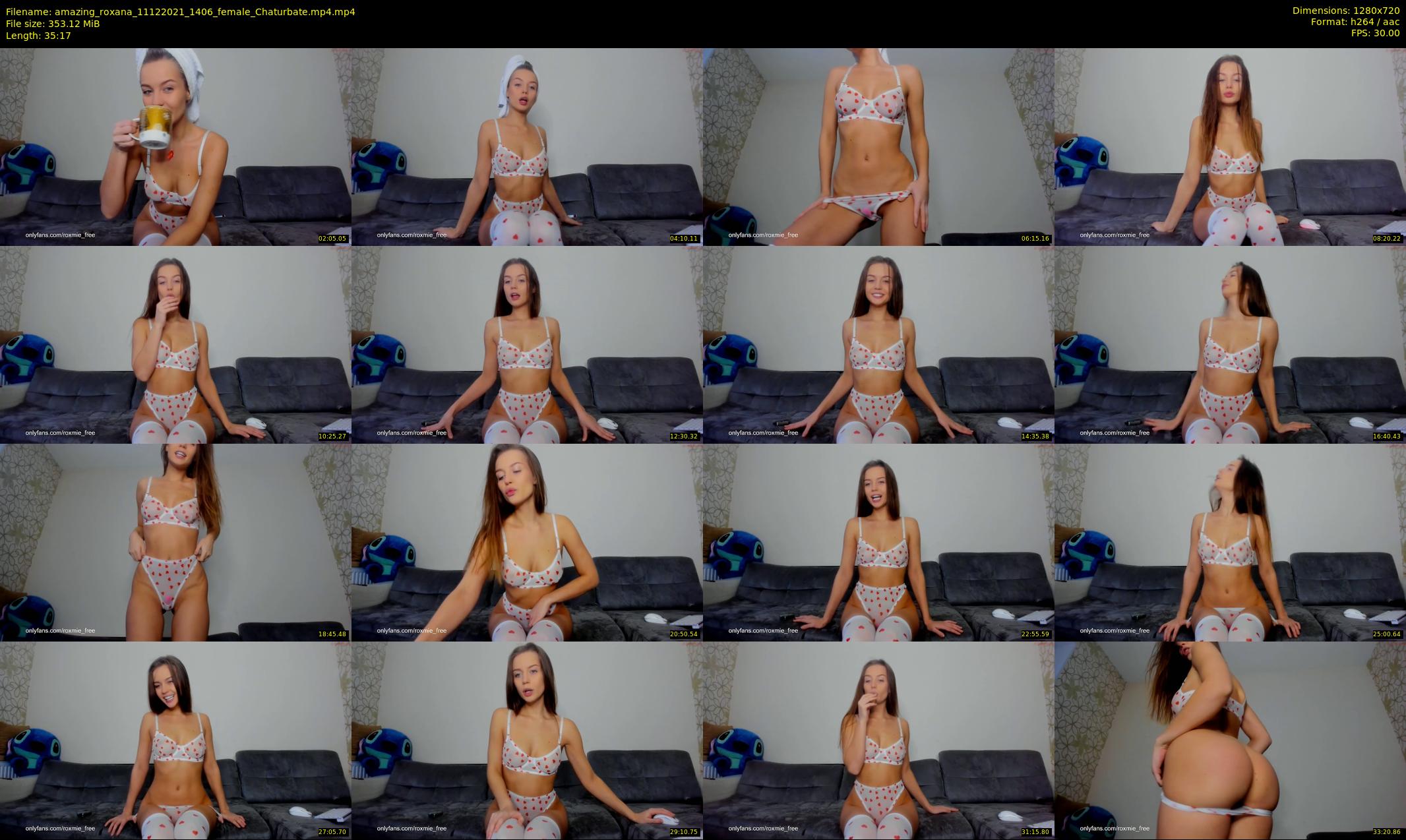 amazing_roxana — 36 minute Chaturbate female cam show recording, 720p, Dec 11, 2021
