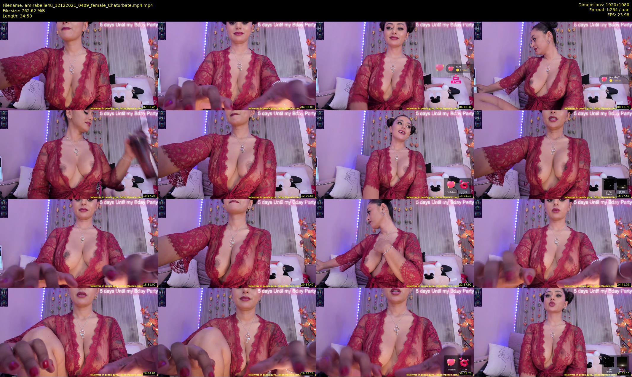 amirabelle4u — 35 minute Chaturbate female cam show recording, 1080p, Dec 12, 2021