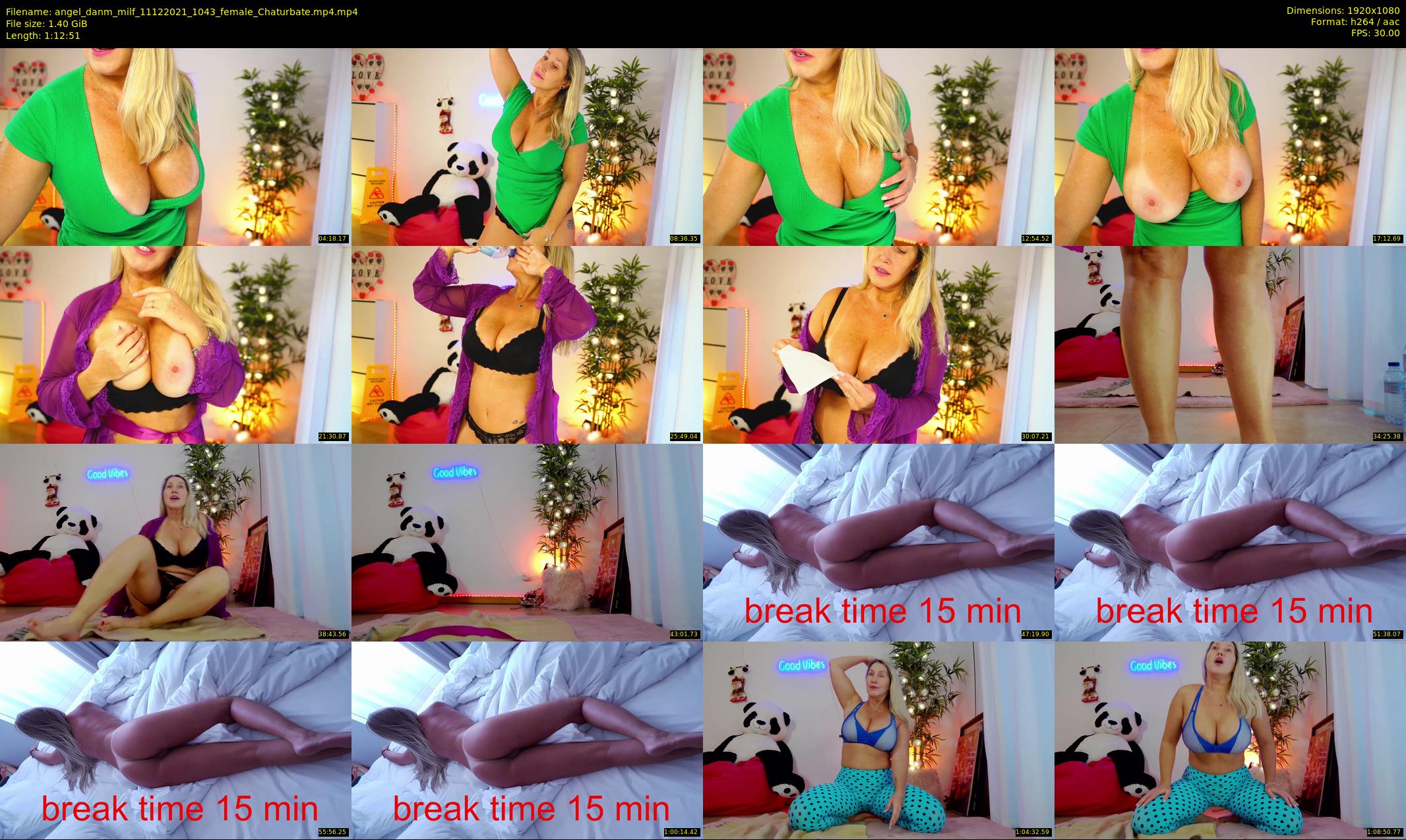 angel_danm_milf — 73 minute Chaturbate female cam show recording, 1080p, Dec 11, 2021