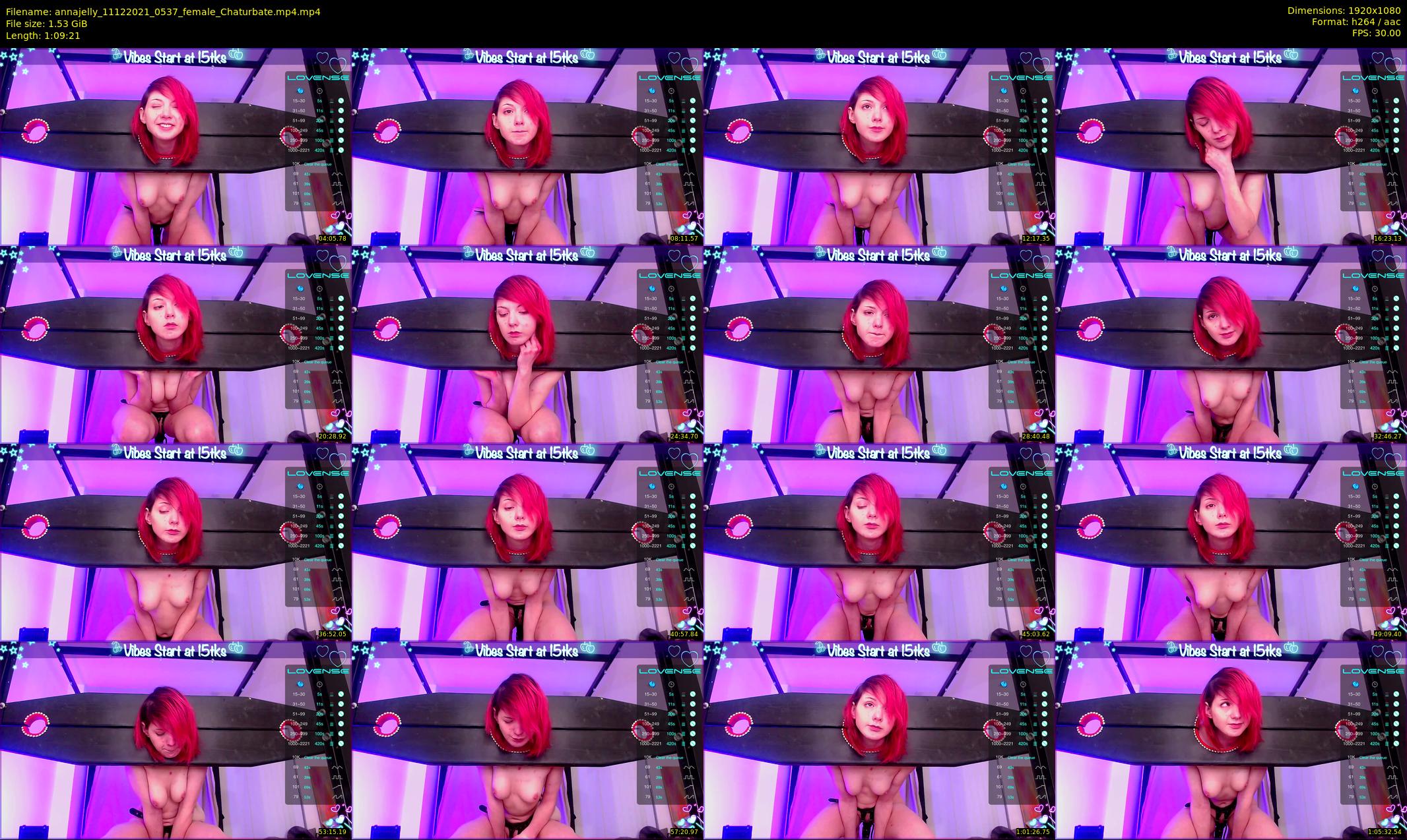 annajelly — 70 minute Chaturbate couple cam show recording, 1080p, Dec 11, 2021
