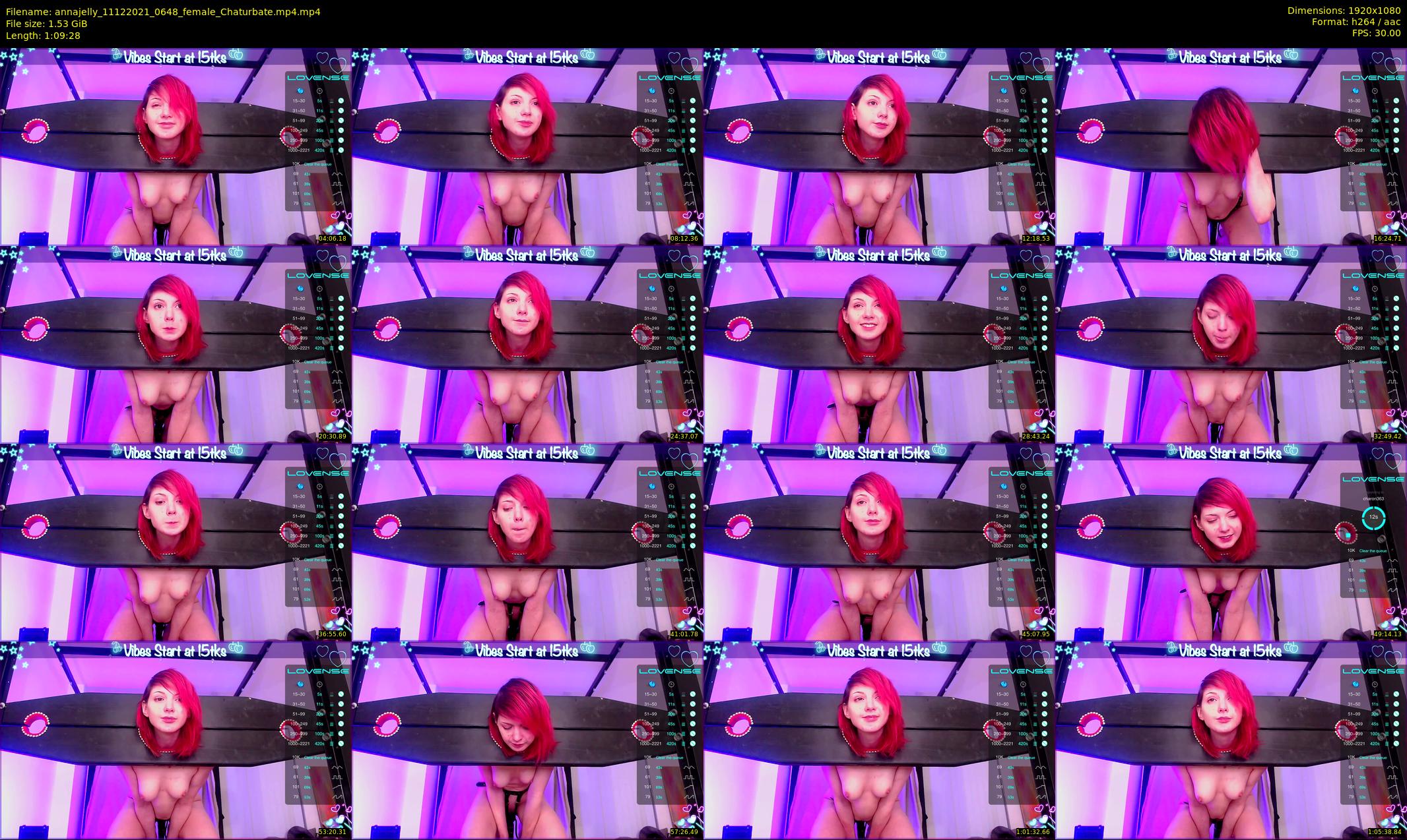 annajelly — 70 minute Chaturbate couple cam show recording, 1080p, Dec 11, 2021