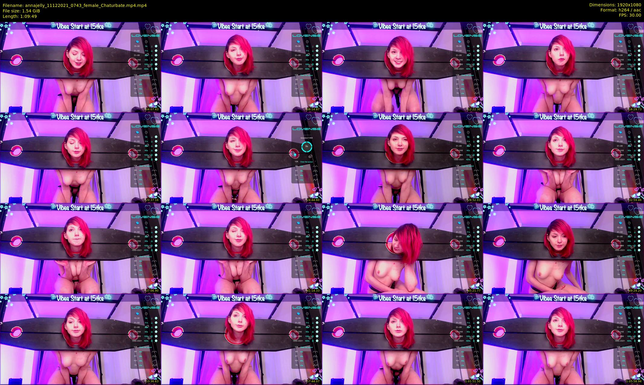annajelly — 70 minute Chaturbate couple cam show recording, 1080p, Dec 11, 2021