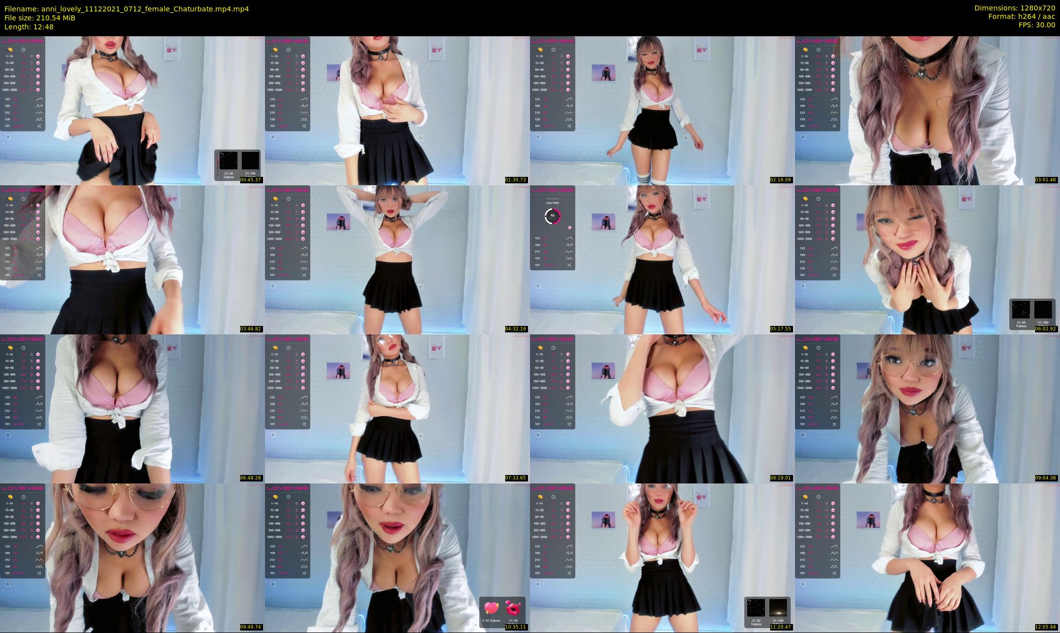 anni_lovely — 13 minute Chaturbate female cam show recording, 720p, Dec 11, 2021
