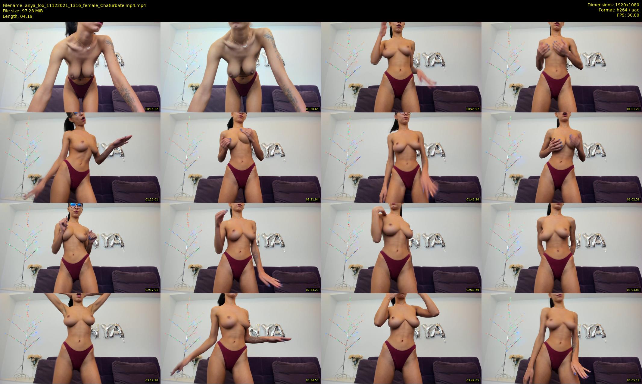 anya_fox — 5 minute Chaturbate female cam show recording, 1080p, Dec 11, 2021